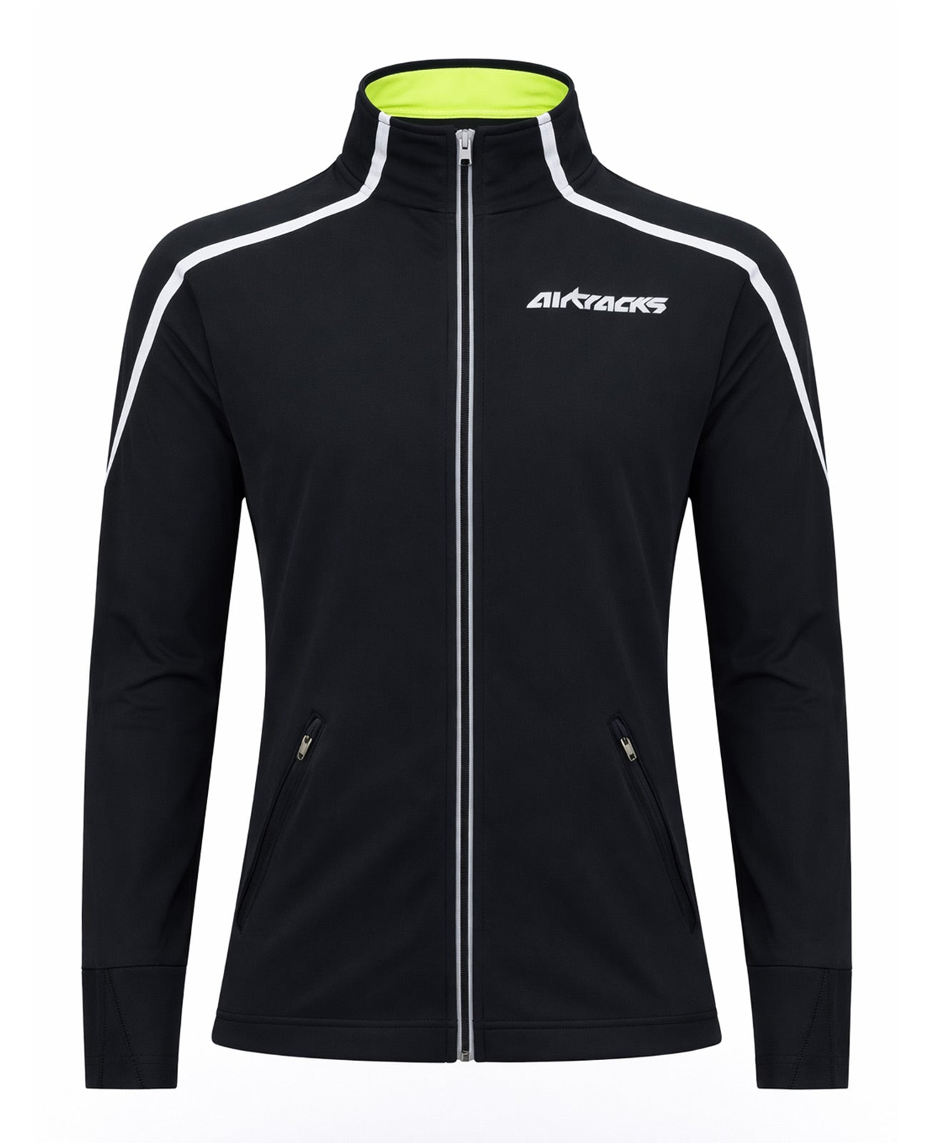 Chaqueta de bicicleta termal femenina - chaqueta de carrera Air Tech Black