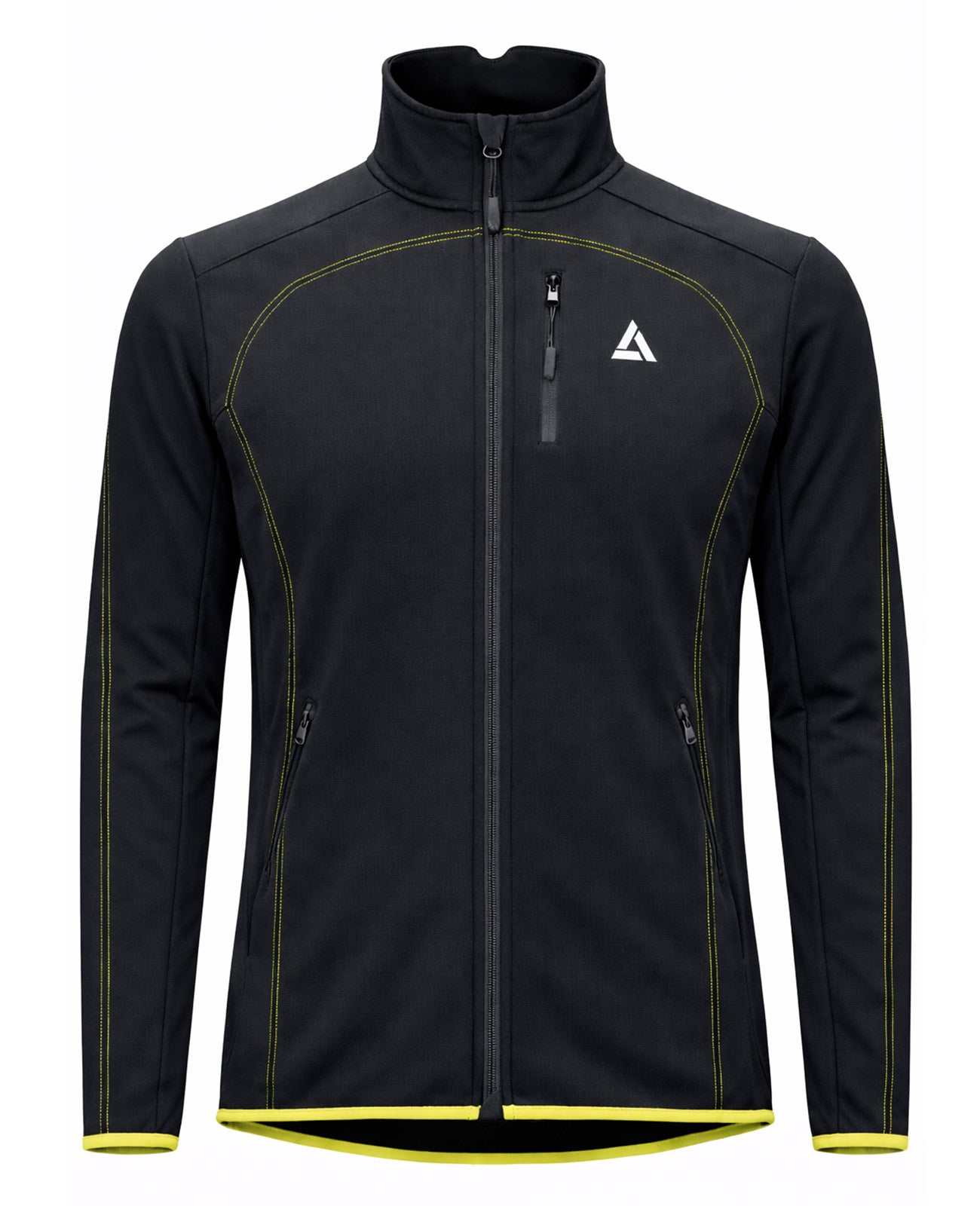 Men Thermo Bicycle Jacket Pro Line Black Neon