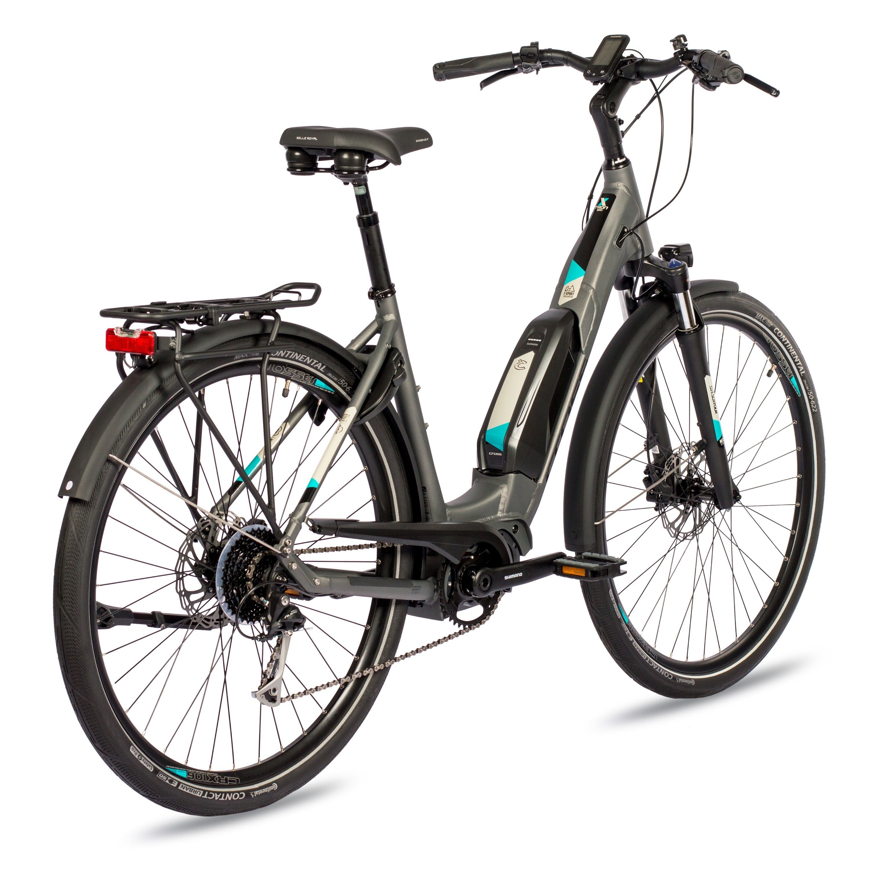 28" Bicicletta da trekking elettrica LS WAVE X-Tron SR1 SHIMANO STEPS E-6100 504 Wh 9 VELOCITÀ SHIMANO ALIVIO