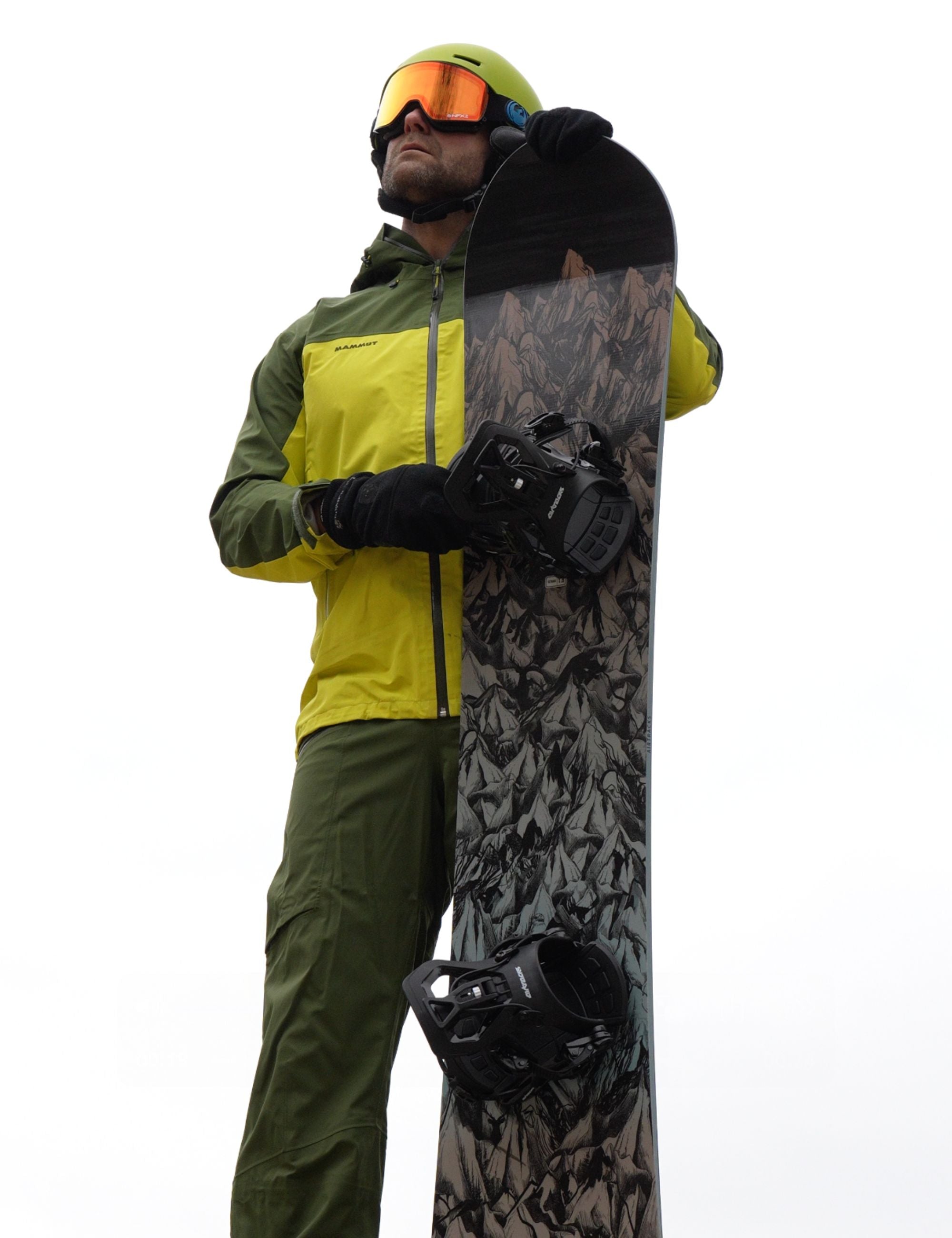 Heren snowboard MOUNTAIN LINES Zero Rocker Wide