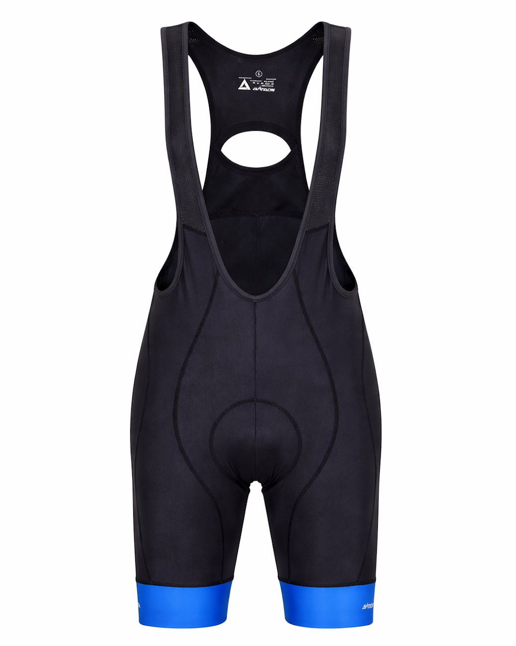 Pantaloni per biciclette da uomo pantaloni per bici corti con pantaloni portanti della linea di comfort blu nera