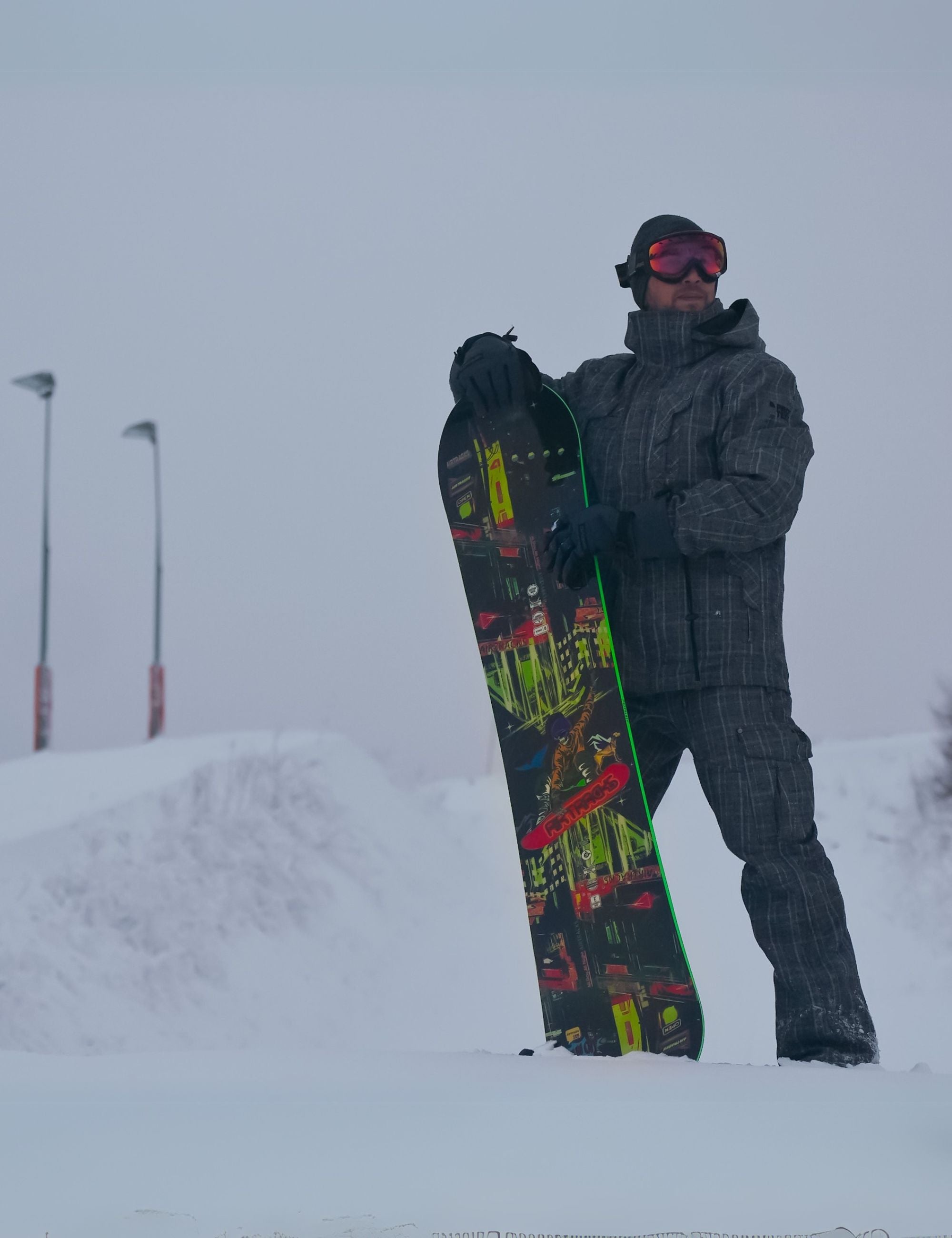 Snowboard FUN CITY Carbon Hybrid Rocke