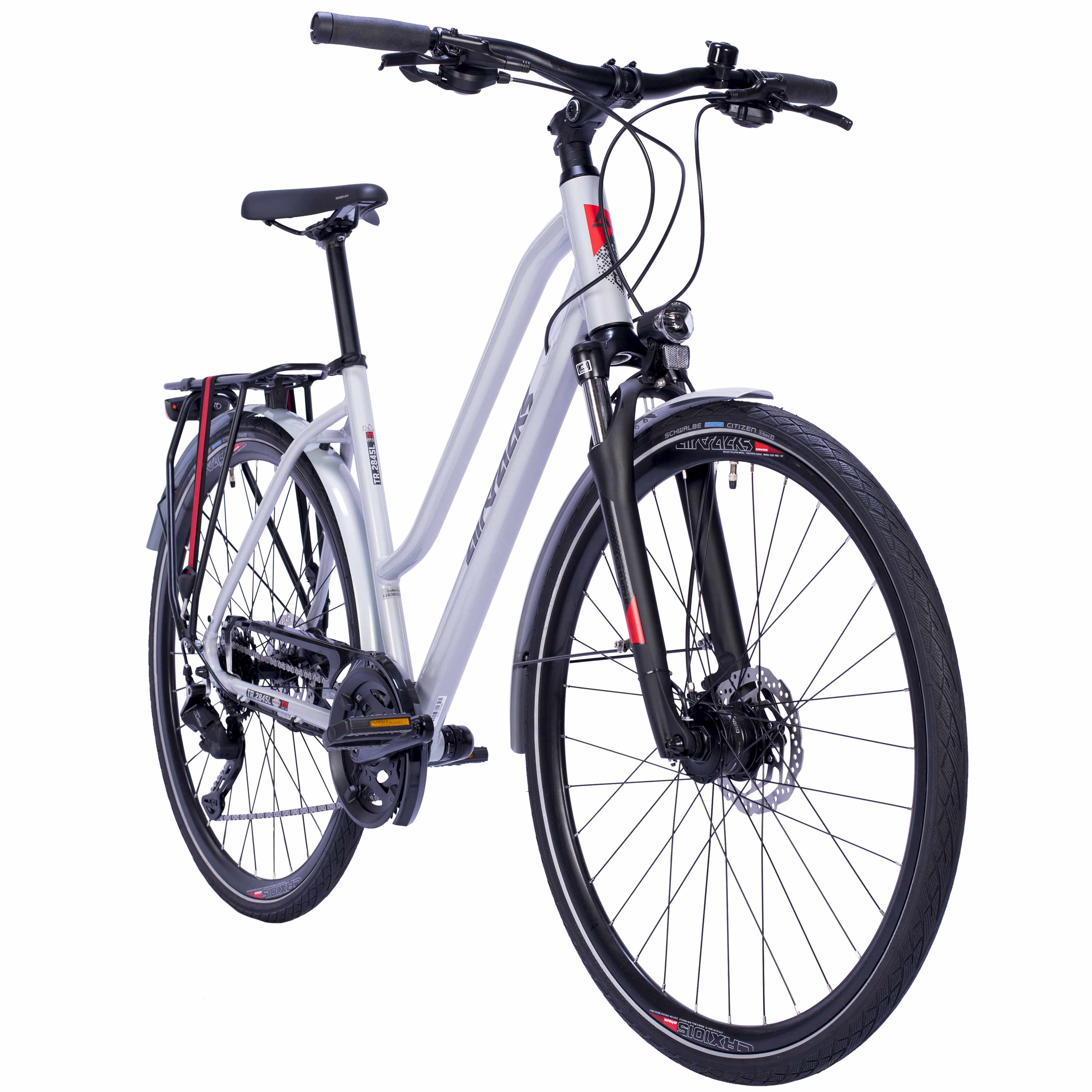 28" Vélo de trekking femme TR.2845L 2 x 9 vitesses SHIMANO CUES RD-U3020-9