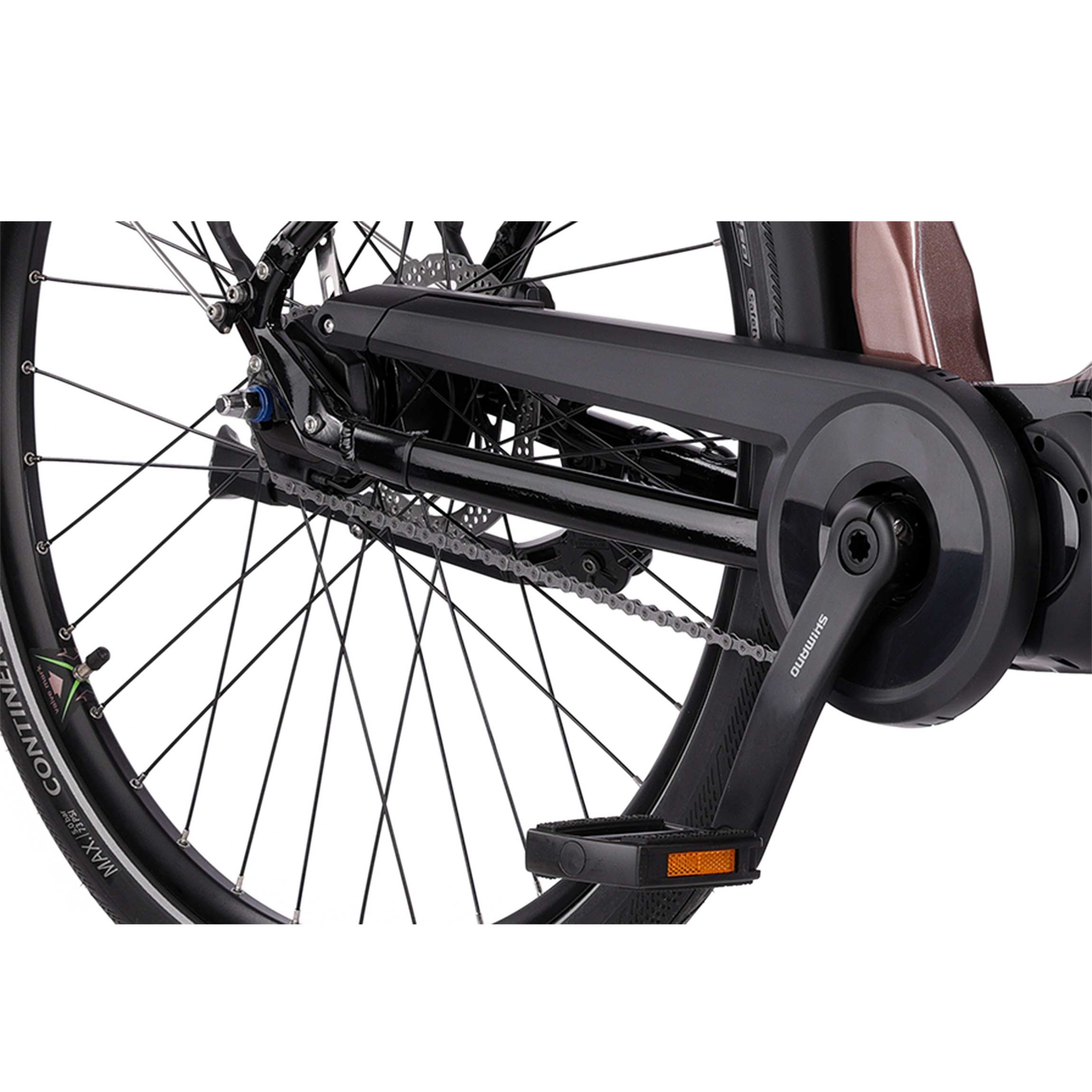 Bicicleta E-Bike de 28 pulgadas para mujer CITY e-TOURING 11.7 Bicicleta de ciudad SHIMANO STEPS E 6100 504 Wh 5 x VELOCIDAD SHIMANO NEXUS INTER 5