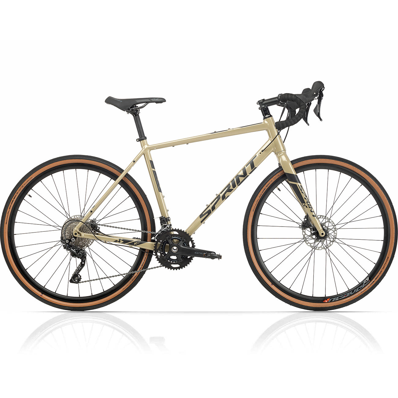 Gravel Bike da uomo 28" WHISPER ELITE HD 2 x 10 velocità Shimano SHIMANO GRX-400