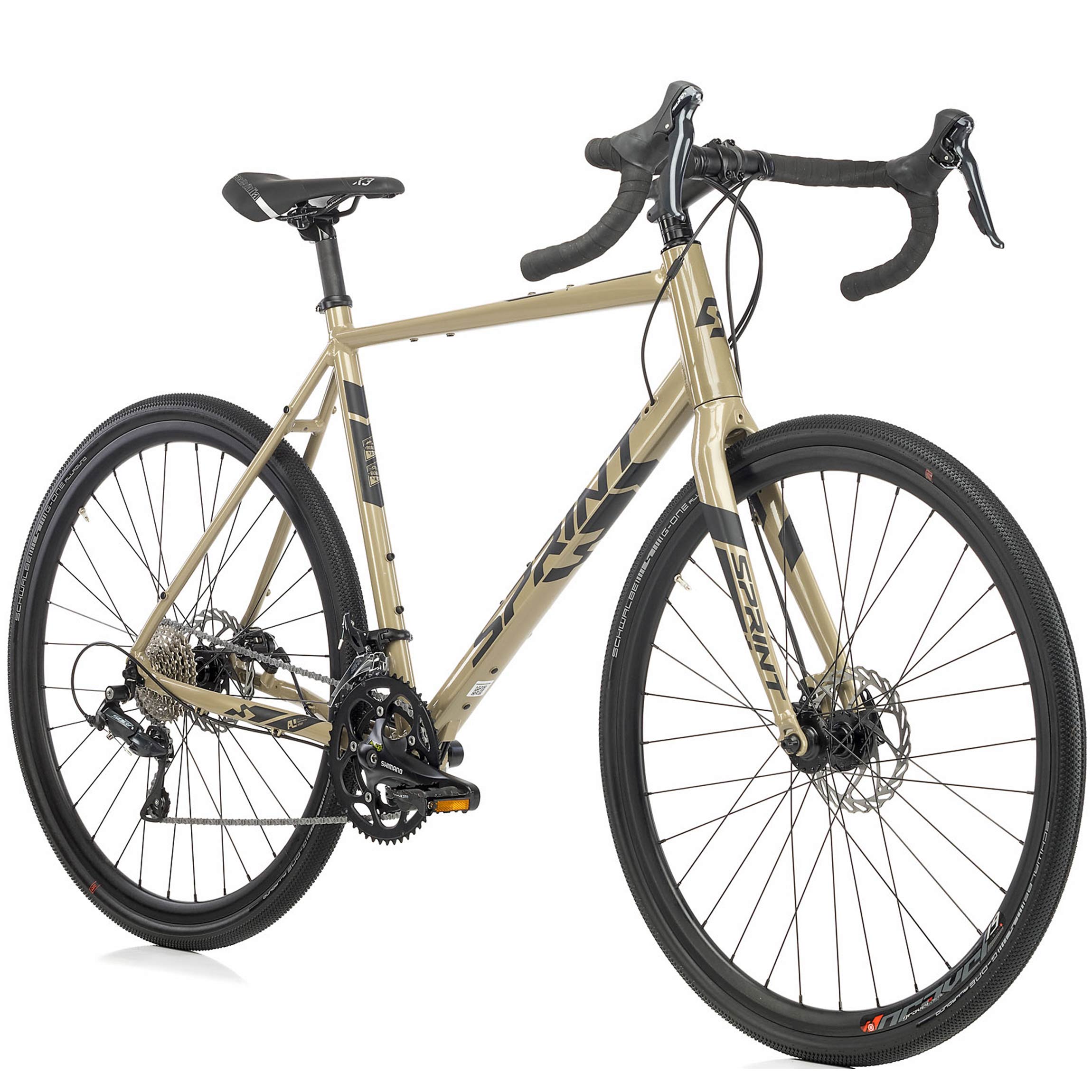 Gravel Bike da uomo 28" WHISPER ELITE MD 2 x 9 velocità SHIMANO SORA ST-R3000