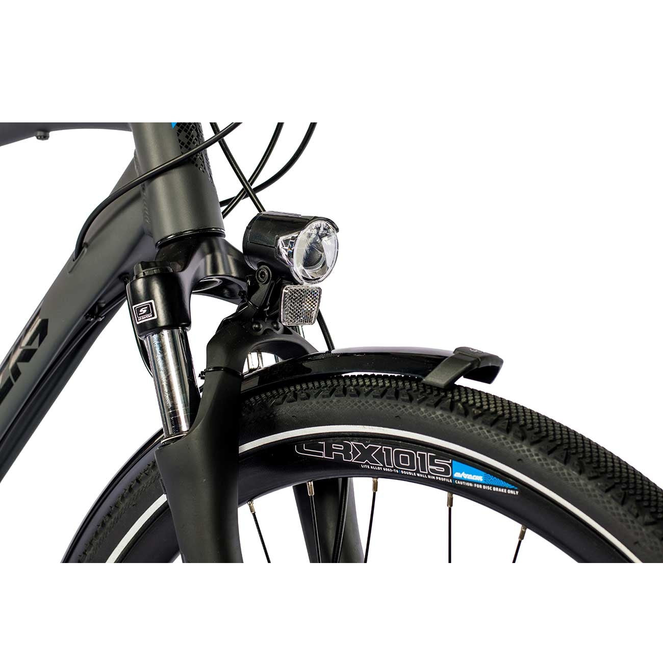 28" Bici da trekking da uomo TR.2845 Bici da trekking Shimano 27 x Gear Alivio RD-T4000 SGS Shadow