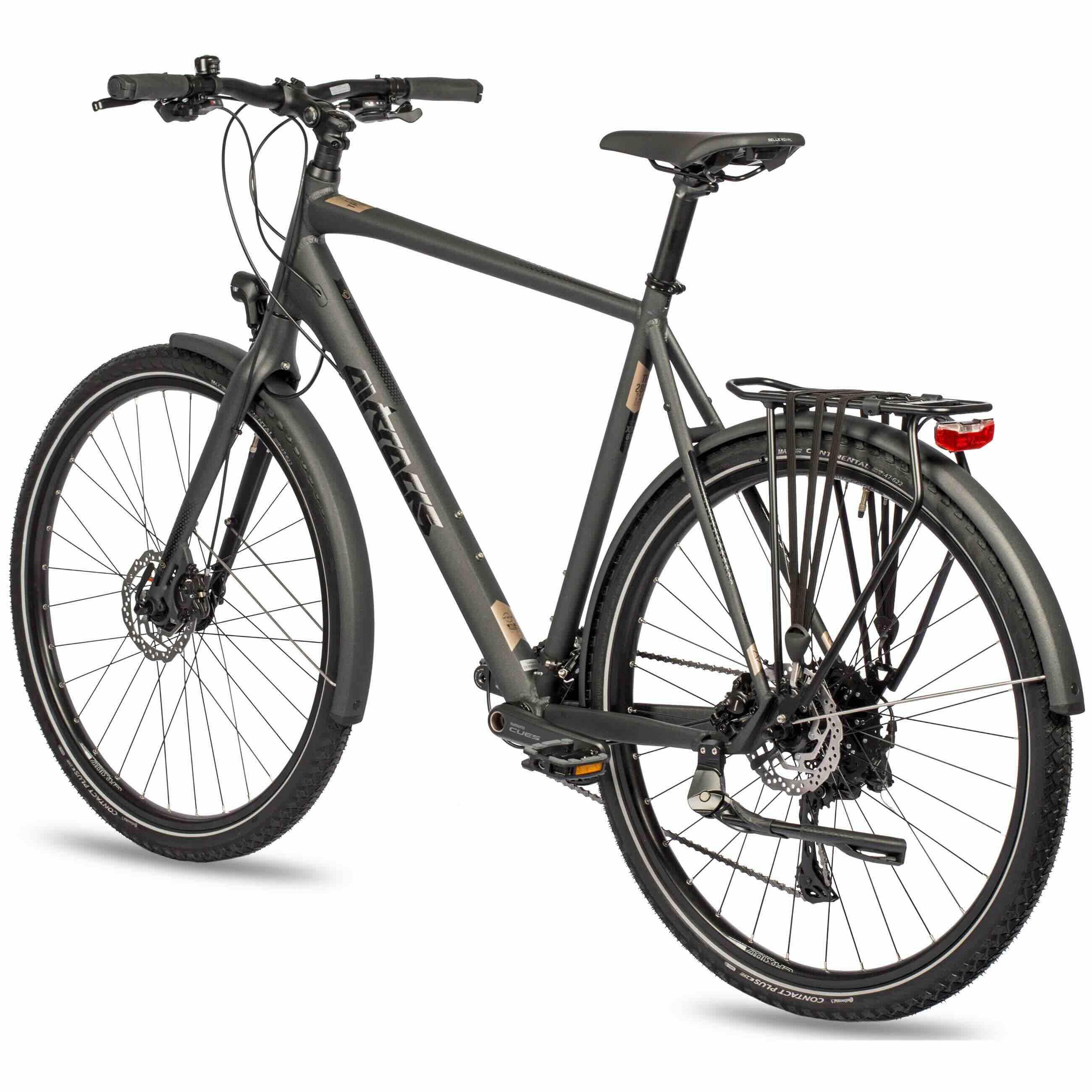 28" Bici da trekking XXL da uomo TR.2880-C Bici da trekking 2 x 10 velocità SHIMANO CUES RD-U6020-10 SHADOW