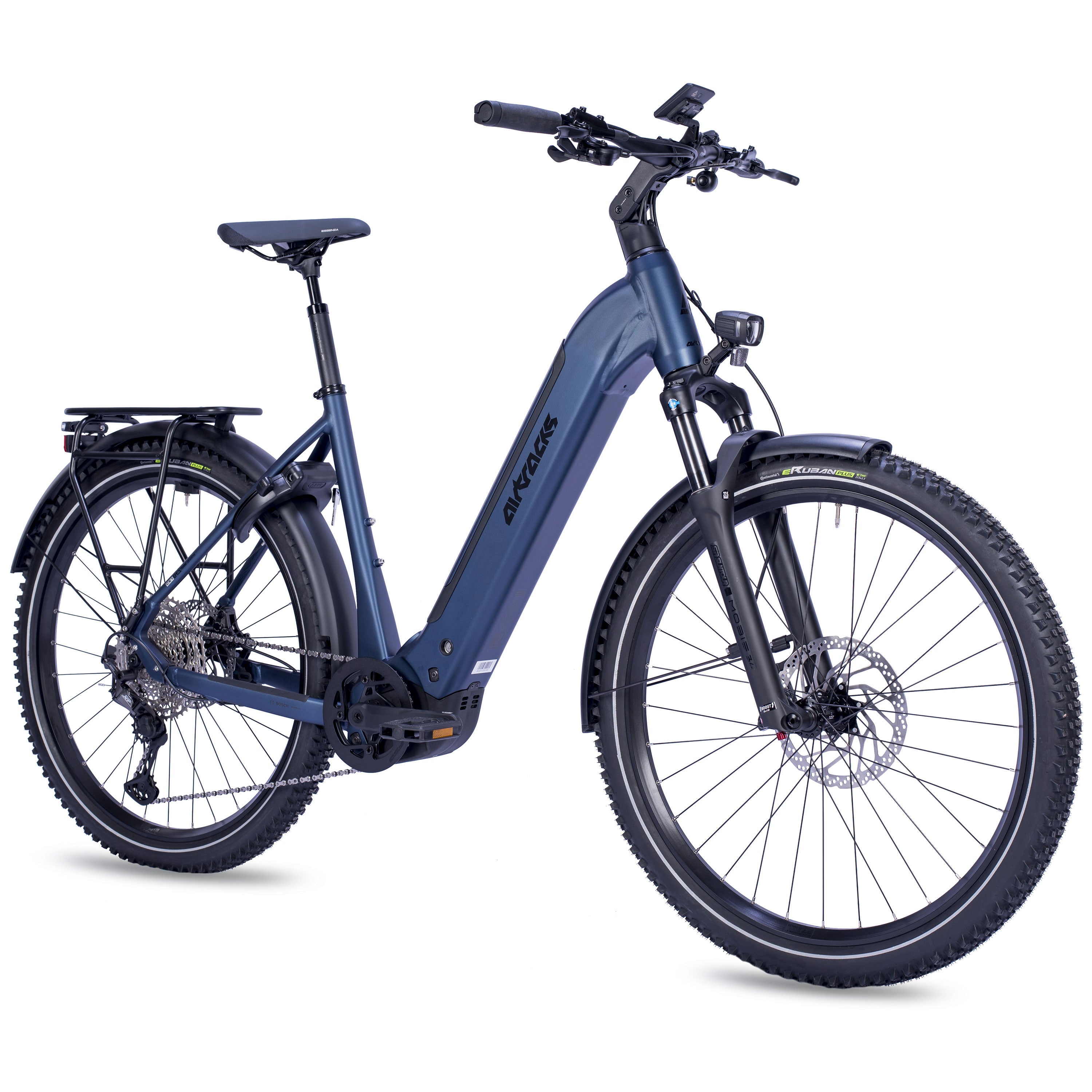 27,5" E-SUV MTB donna Wave LS TERRA CX1 con BOSCH Performance Line PX Smart System Powertube 800 Wh 12 velocità Shimano XT RD-M8100 SGS Blu