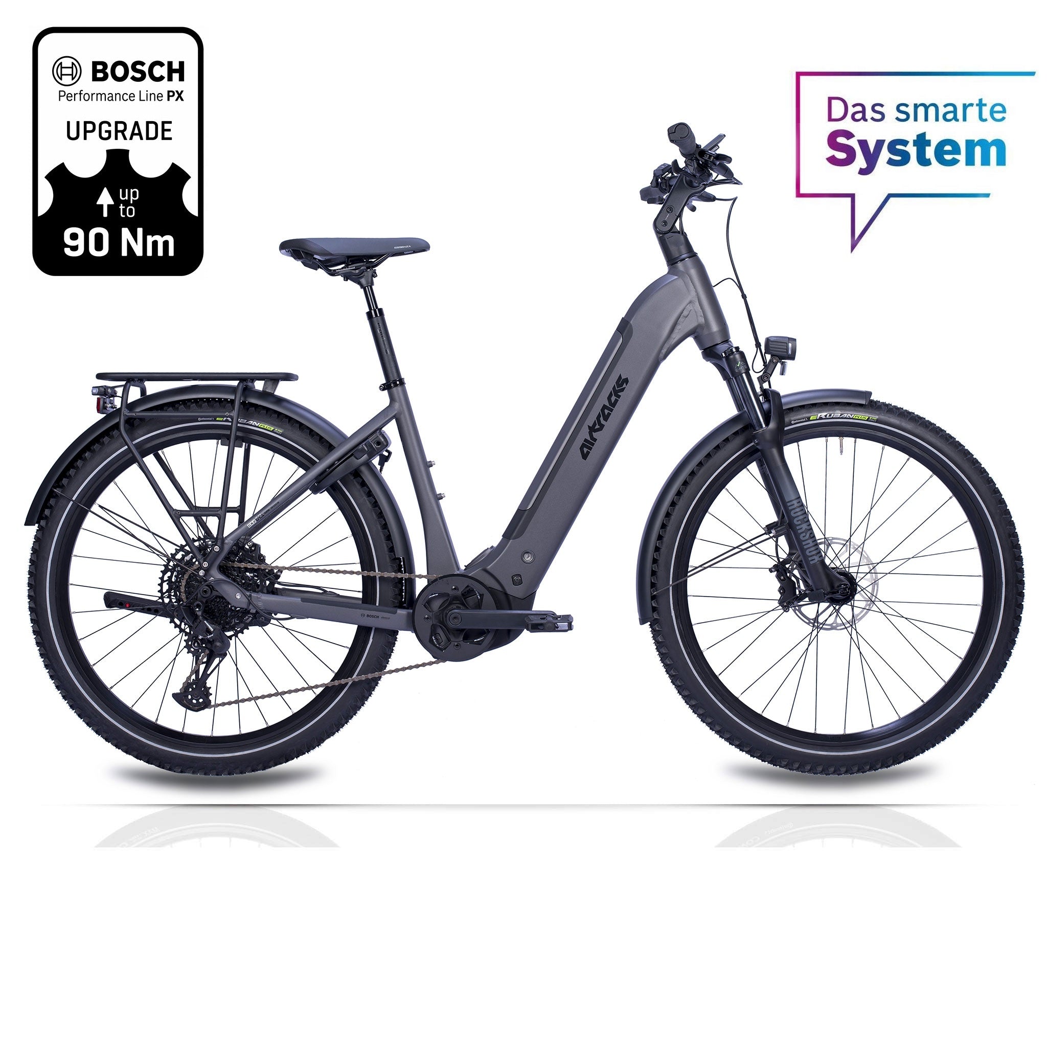 27,5" VTT E-SUV femmes Wave LS TERRA CX2 BOSCH PERFORMANCE LINE PX Smart System POWERTUBE 600 Wh 12 vitesses SRAM SX EAGLE