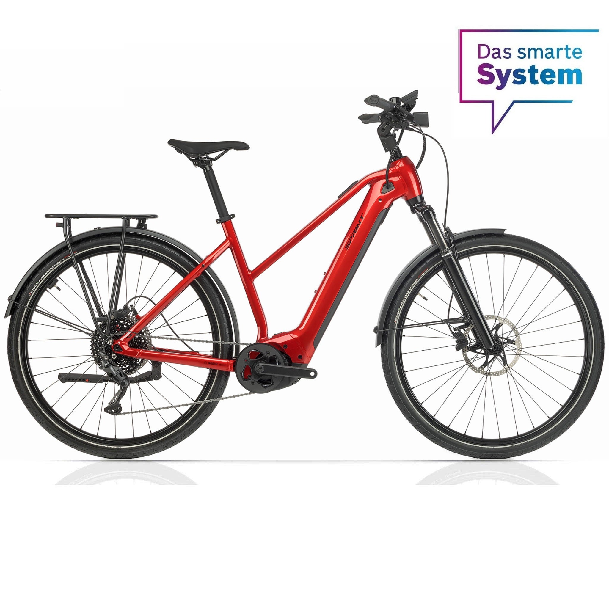 29" Dames E-SUV MTB VAYRON M 4.0 BOSCH PERFORMANCE LINE CX Smart System POWERTUBE 750 Wh 12 VERSNELLINGEN SHIMANO SLX RD-M7100-SGS Rood