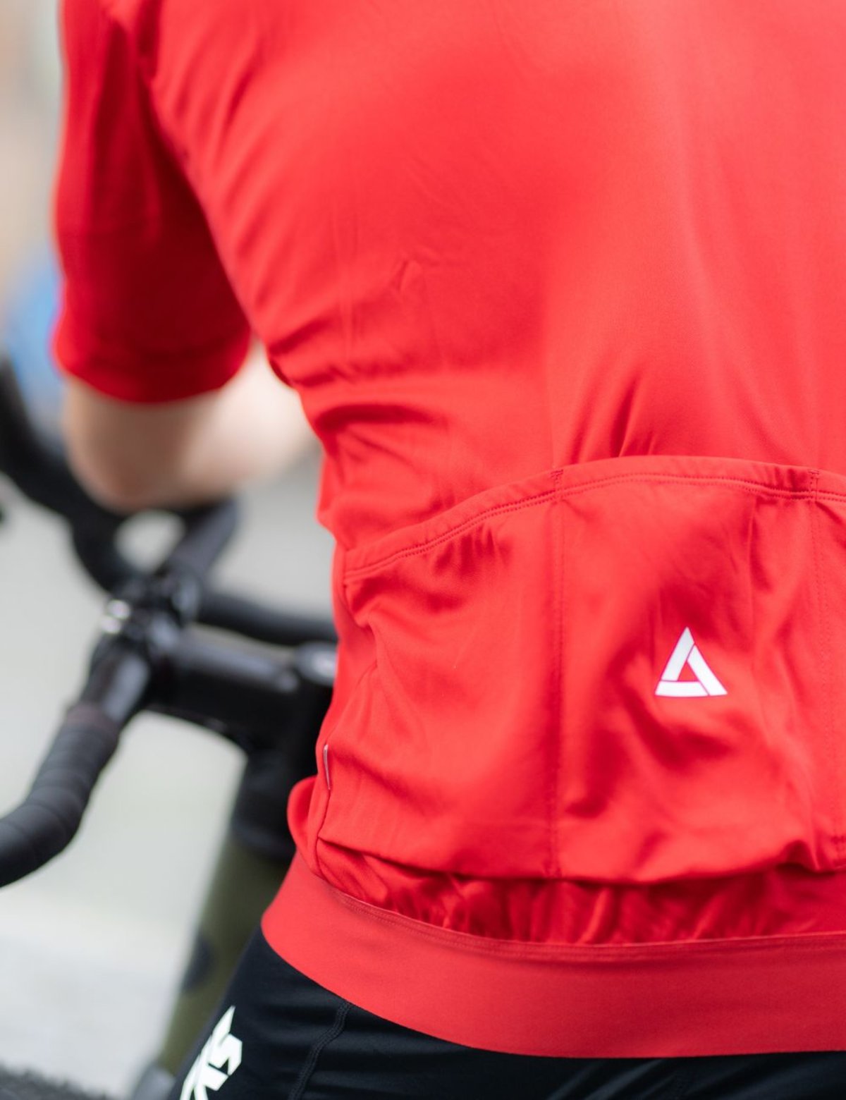 Herenfiets jersey short -sleeveved fiets jersey air tech ii rood