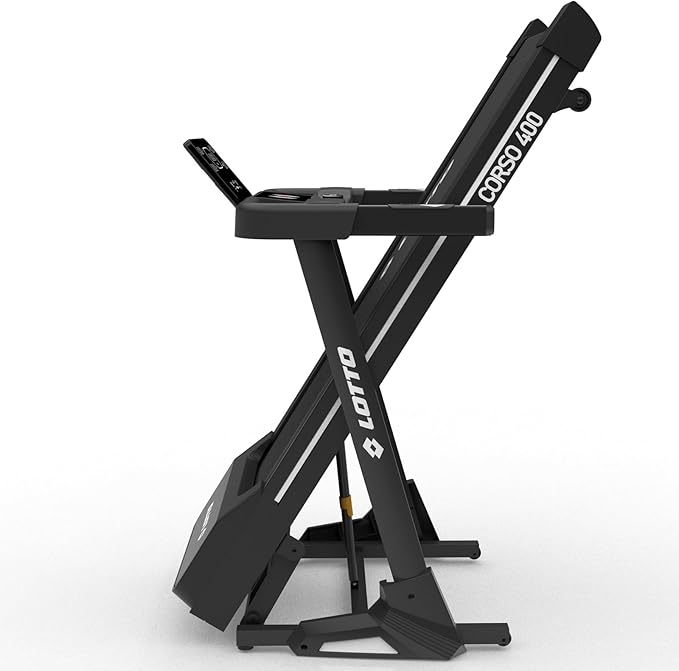 Lotto Corso 400 treadmill foldable electrically up to 120 kg Bluetooth 1-16km/h