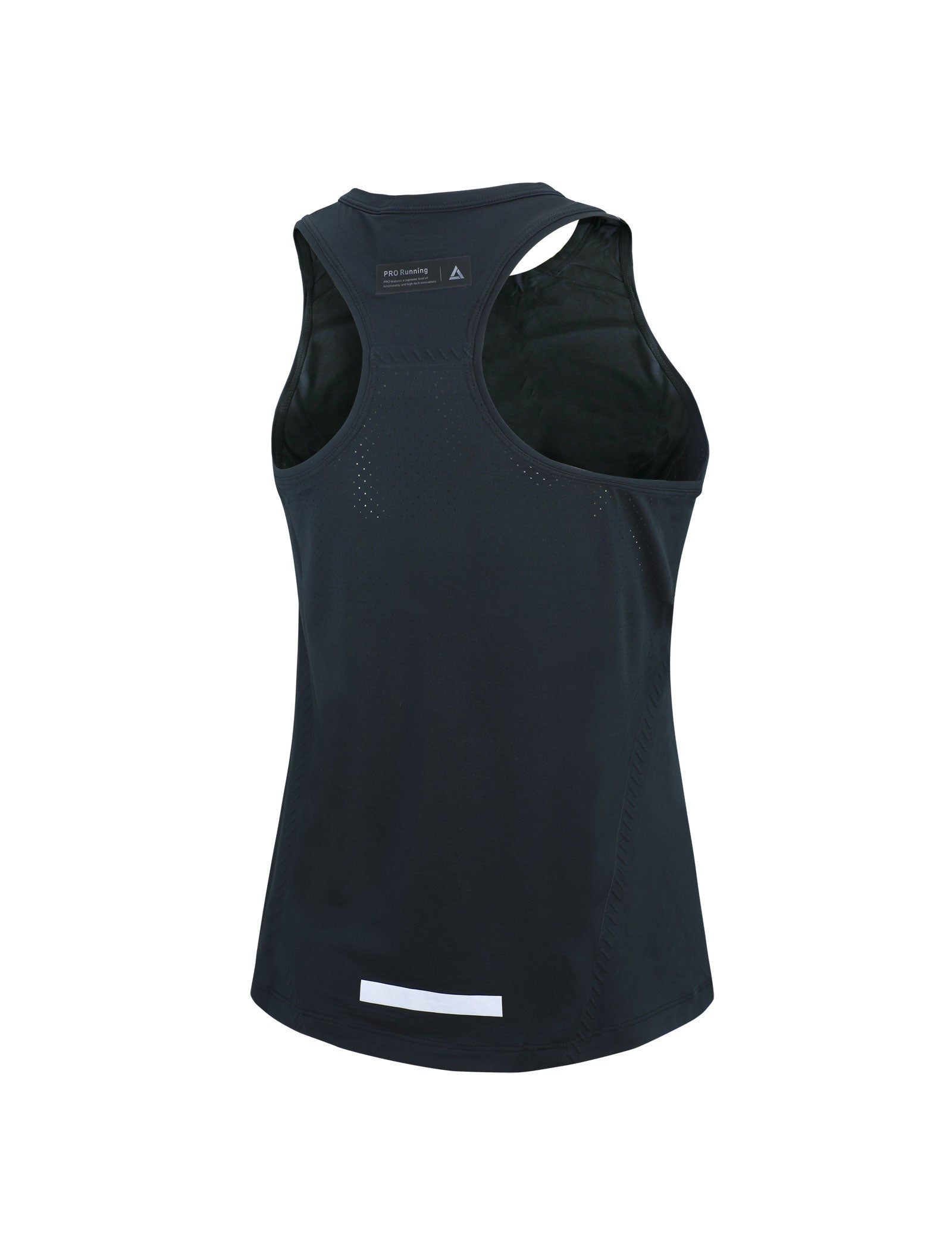 Maglia da corsa funzionale donna senza maniche Pro Line Nera
