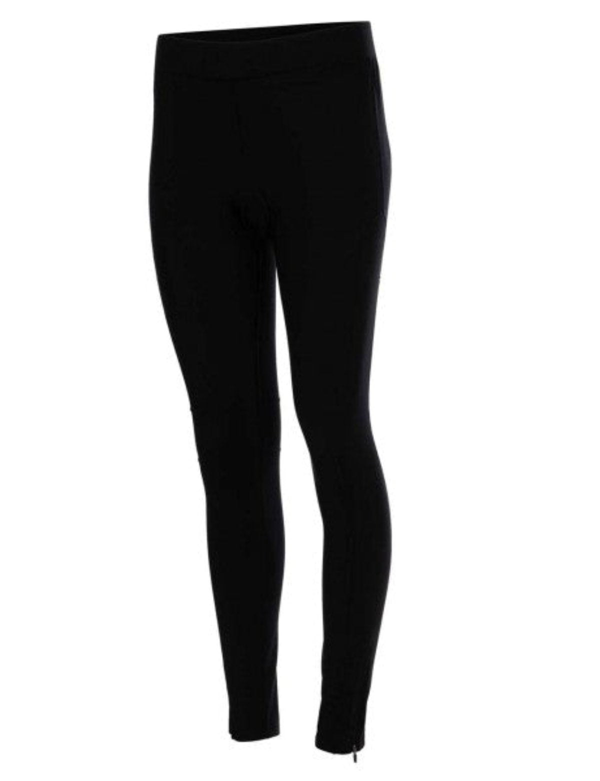 Women Winter Thermo Bicycle jersey Set Pro Line Bicycle Pants Lang + Softshell Bicycle Jacket Pro Line II - Black