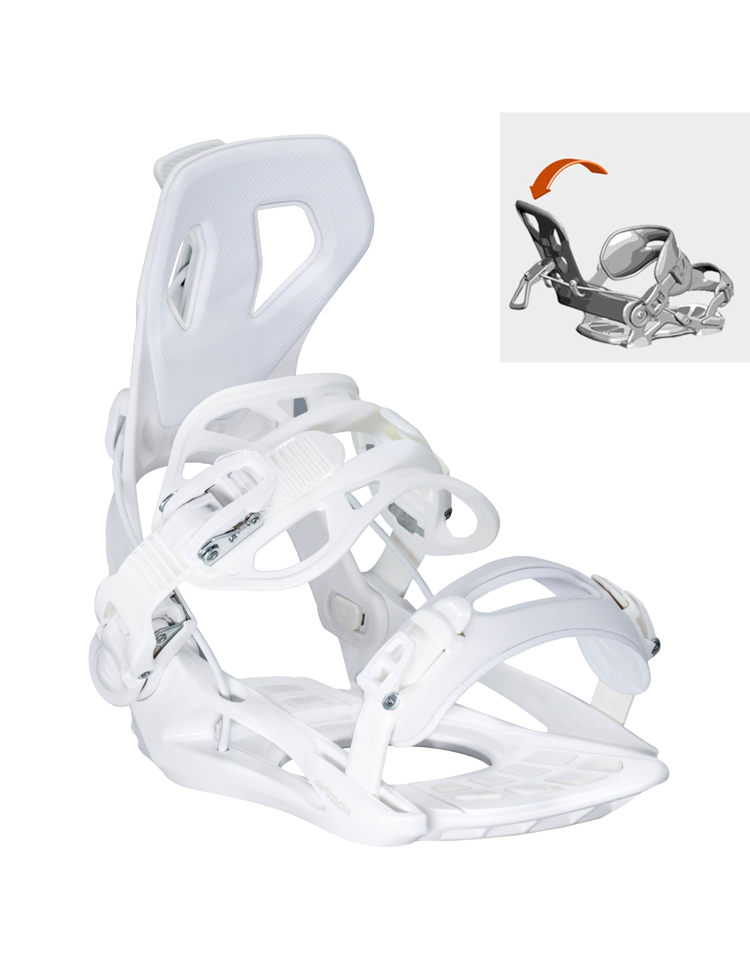 Snowboardbindingen Master Pro W MULTIENTRY FASTEC-Systeem