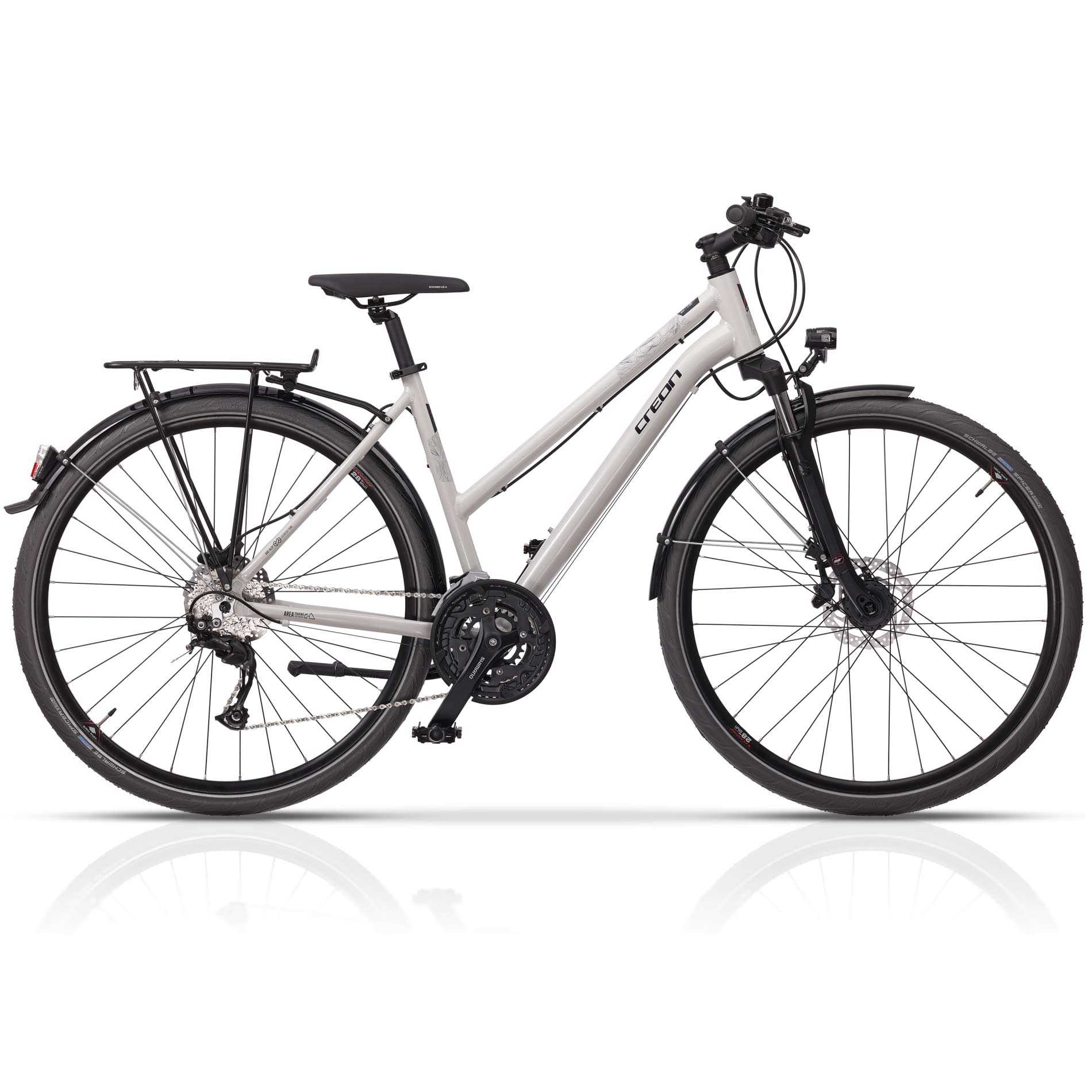 28" Trekkingfiets voor dames AREA DB Trekkingfiets 24 x versnelling Shimano SHIMANO ALIVIO RD-T4000 SGSL