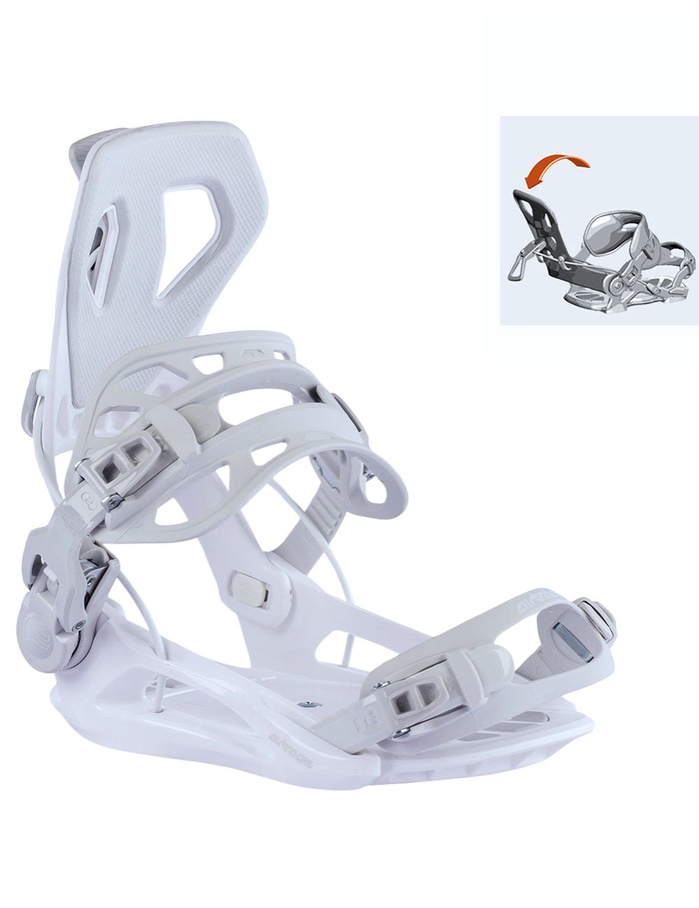 Snowboardbindingen Master W Pro FASTEC Systeem