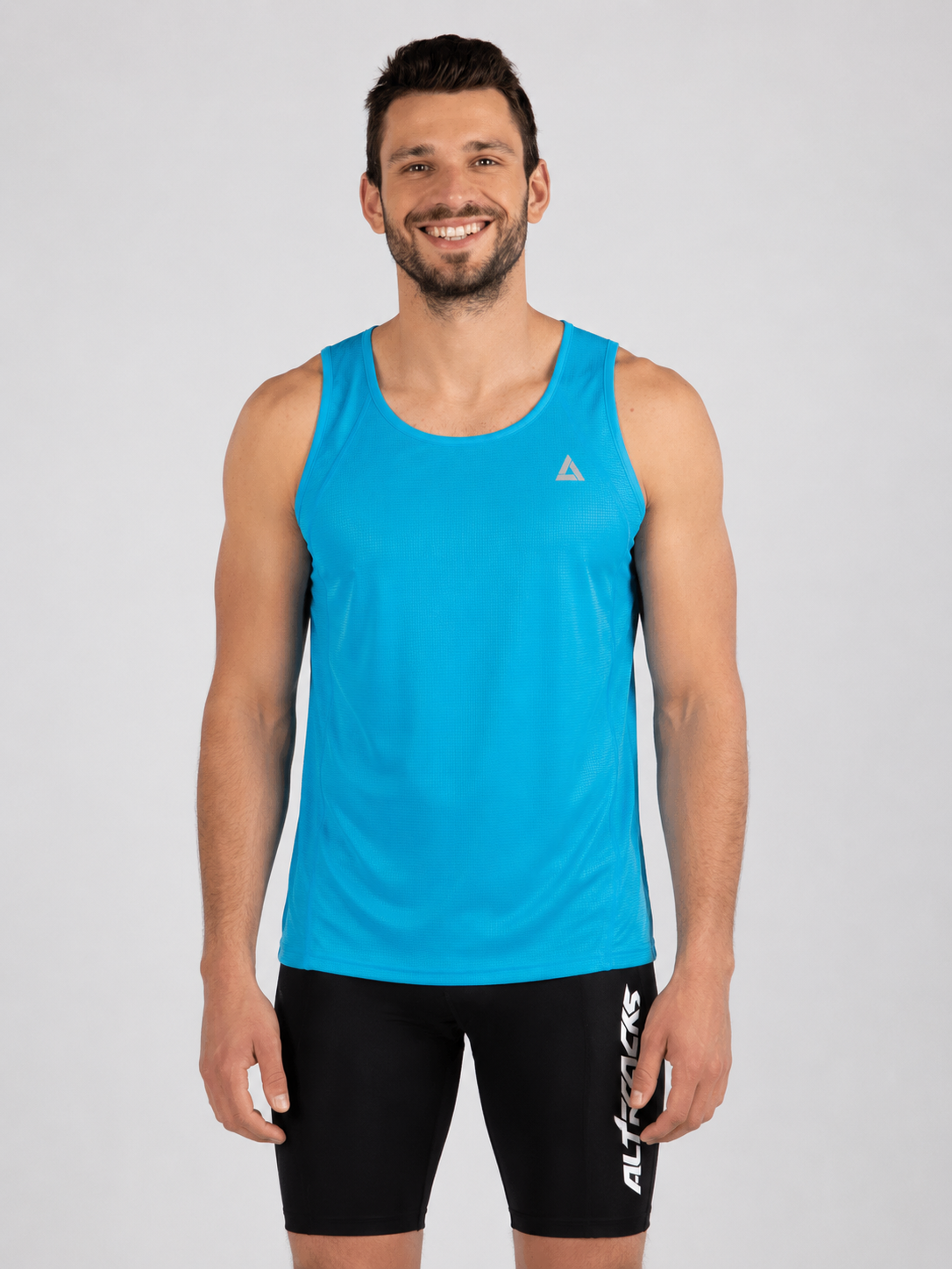 Running shirt mouwloze tanktop comfortline blauw