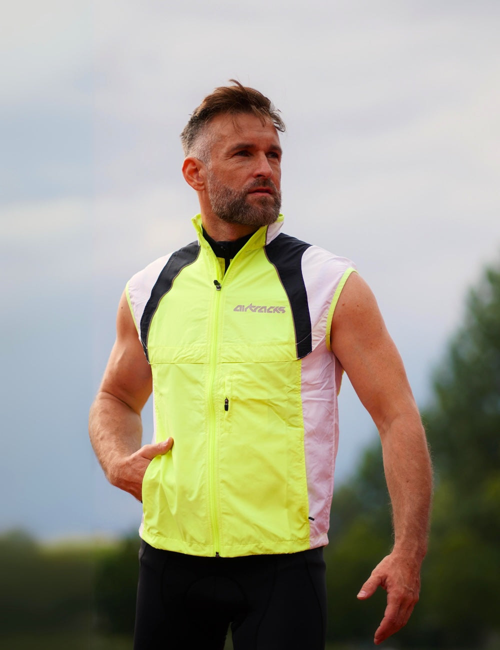Men's bicycle vest set + wheel pants Comfort Line