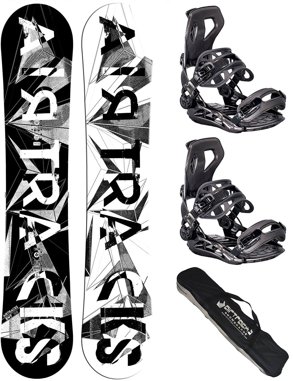 Men’s Snowboard Set BWF Camber Wide + Master Binding Size L + SB Bag