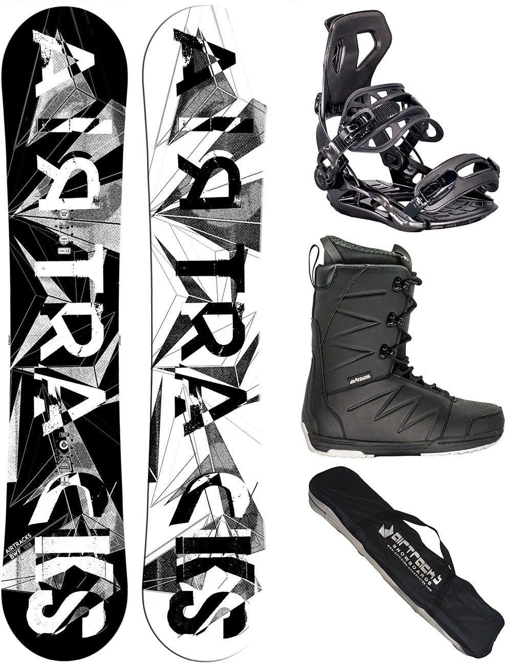 Herren Snowboard BWF + Bindung Master ME + Boots Star + SB Bag