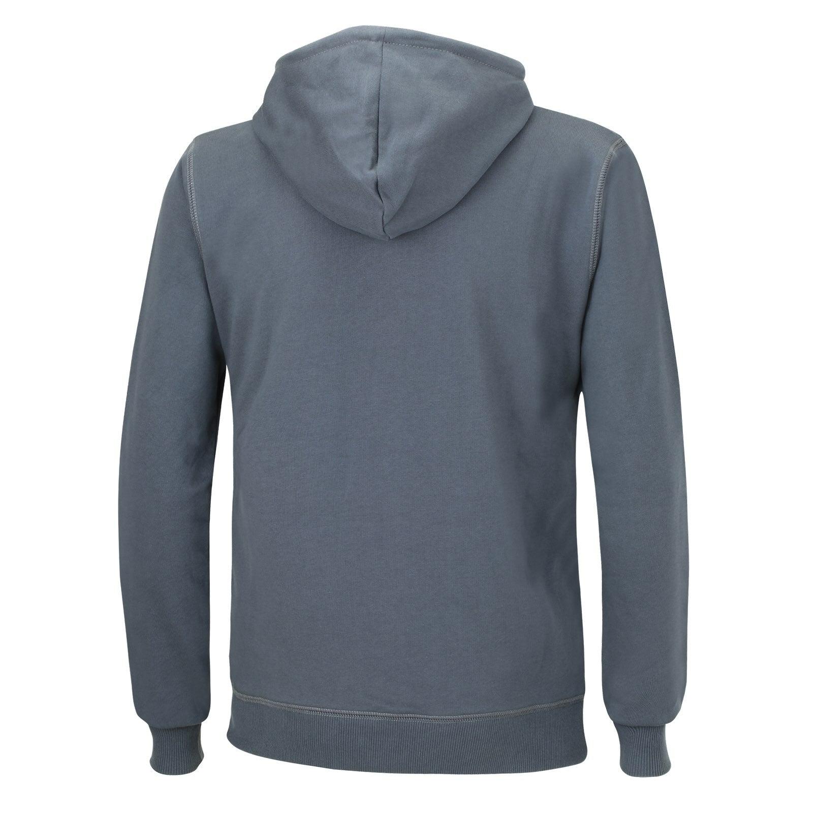Sweatshirt crew -team met kap donkergrijs