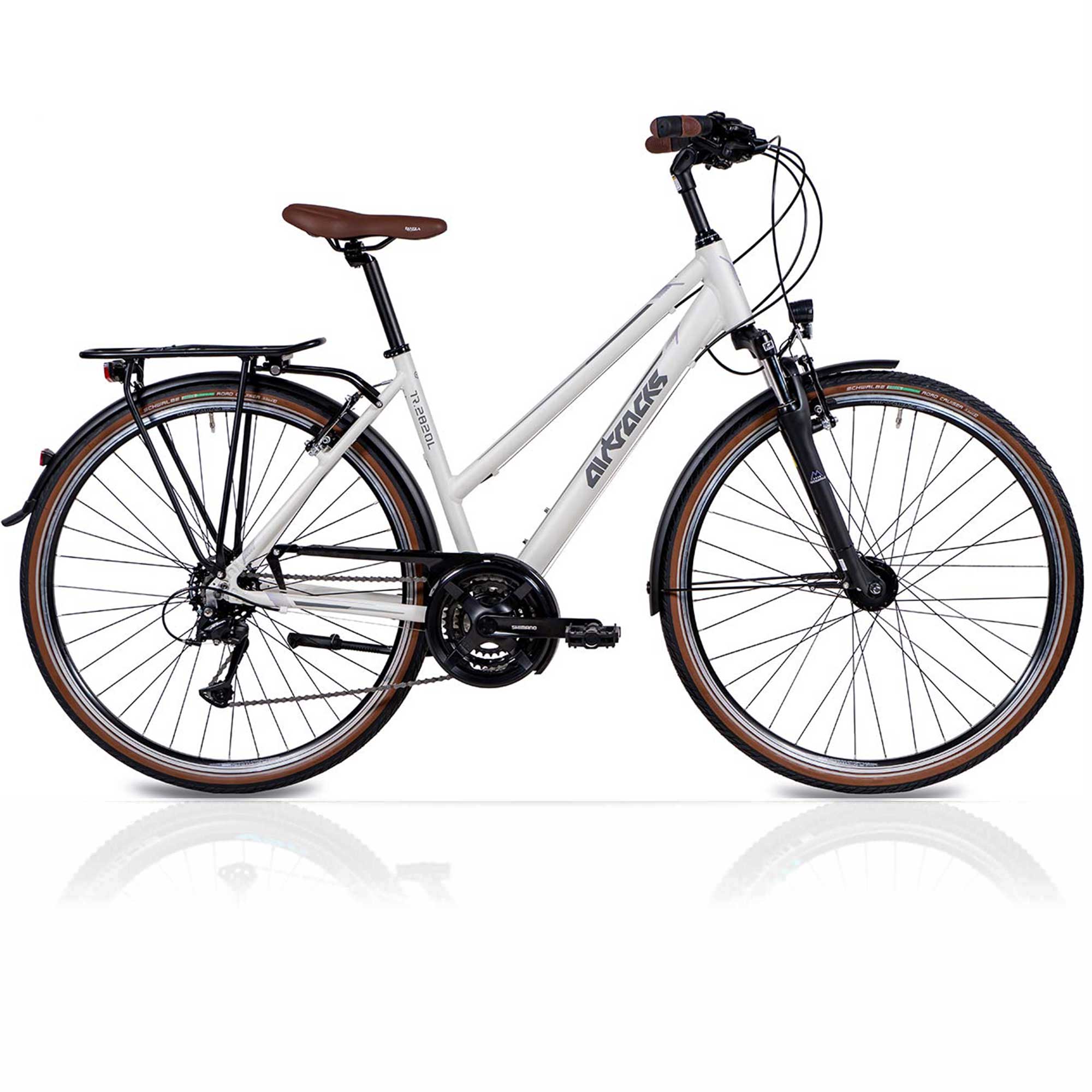28" Trekkingfiets voor dames TR.2820L Trekkingfiets 24 versnellingen Shimano ACERA-T3000 SGS