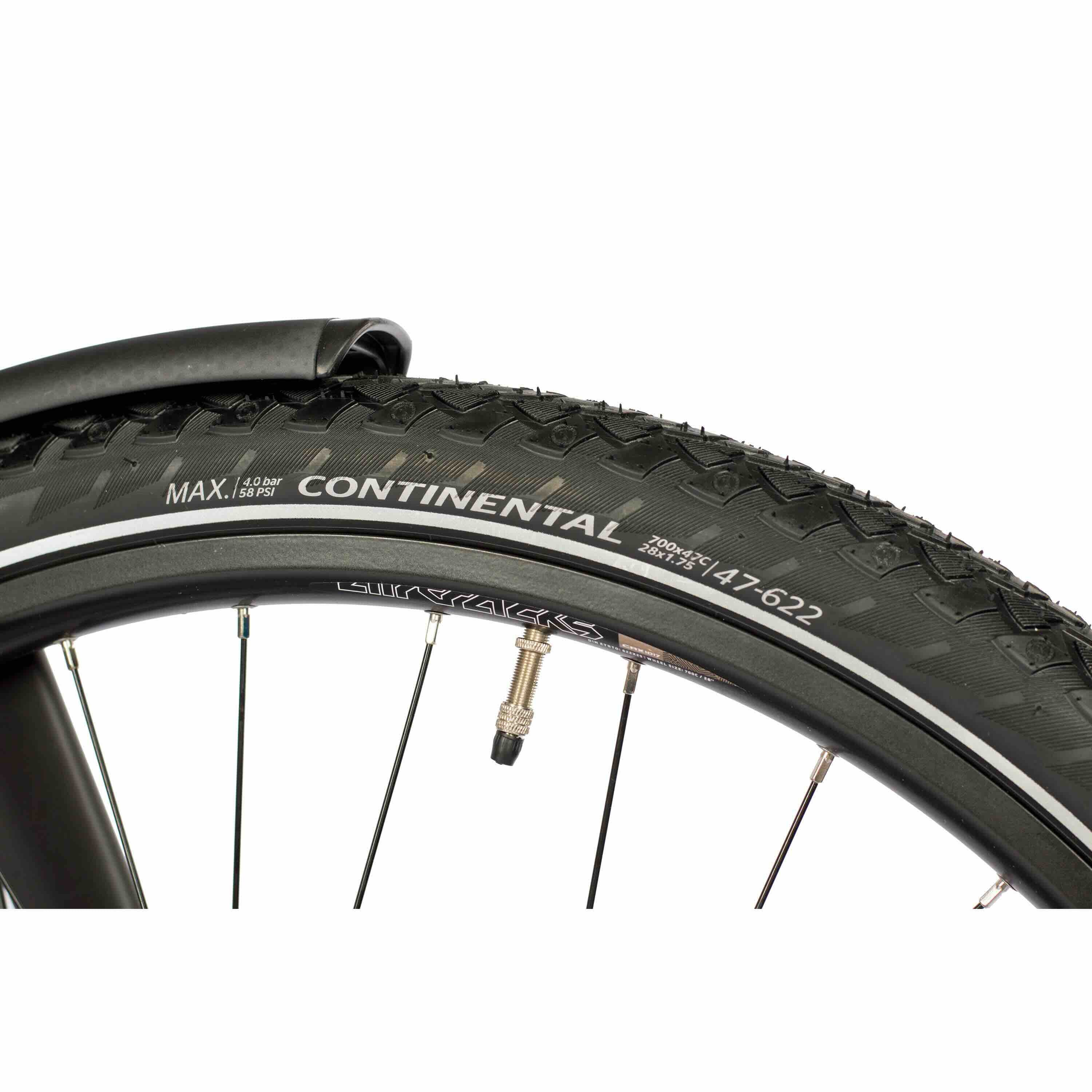 28" Bici da trekking XXL da uomo TR.2880-C Bici da trekking 2 x 10 velocità SHIMANO CUES RD-U6020-10 SHADOW