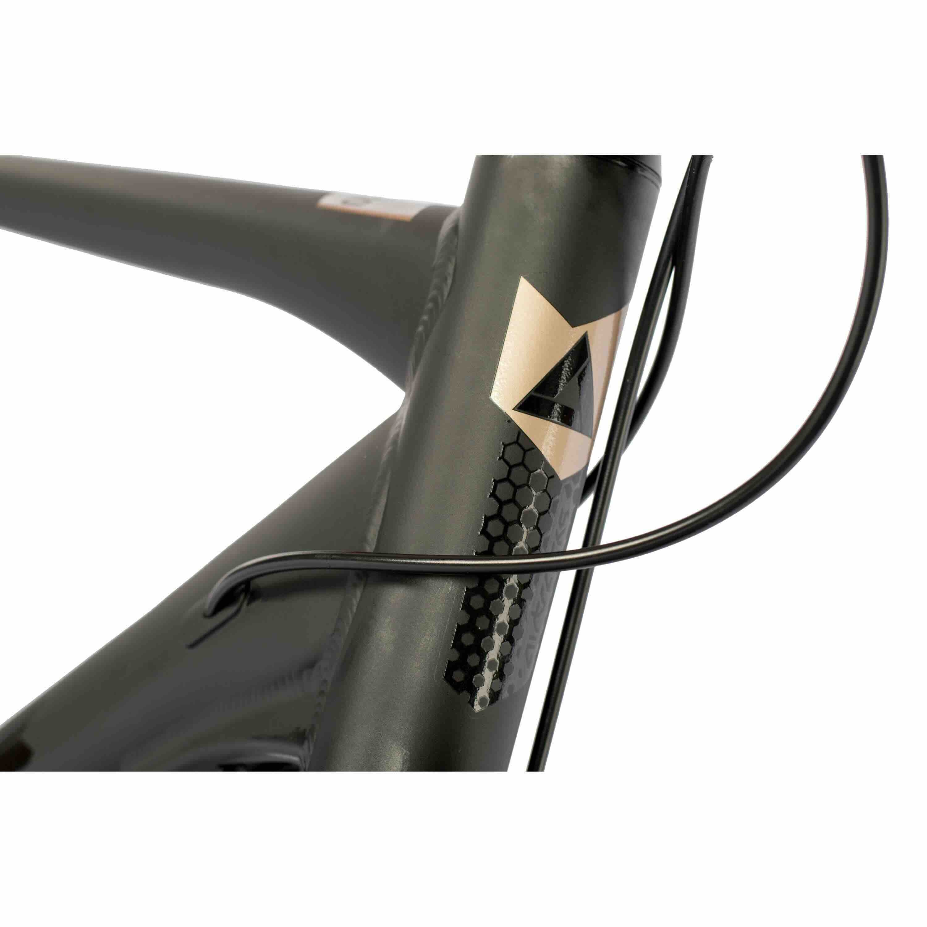 28" Bici da trekking XXL da uomo TR.2880-C Bici da trekking 2 x 10 velocità SHIMANO CUES RD-U6020-10 SHADOW