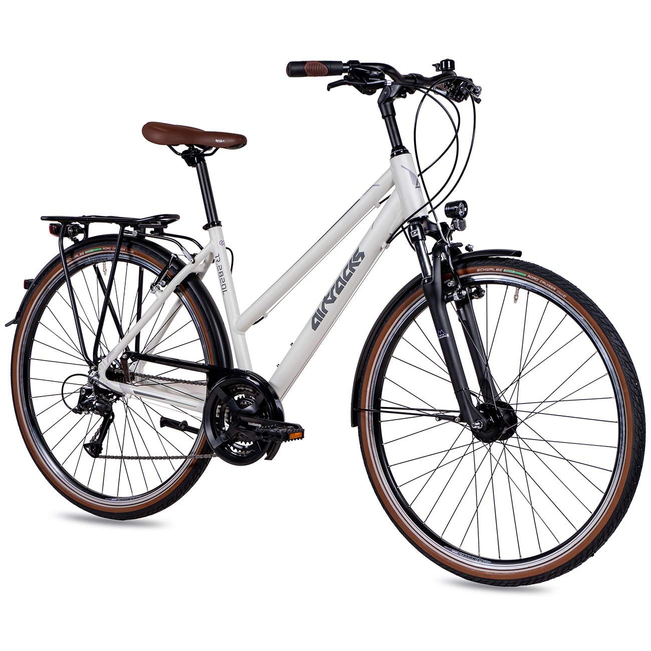 28" Trekkingfiets voor dames TR.2820L Trekkingfiets 24 versnellingen Shimano ACERA-T3000 SGS
