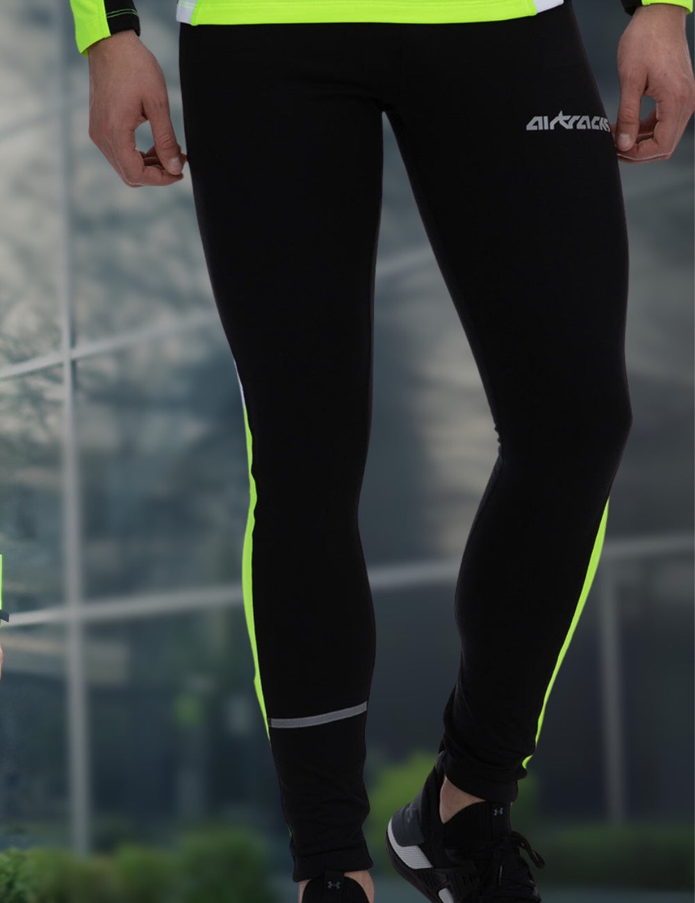 Heren Running Set Rain Jacket + Thermo Running Broeken lang