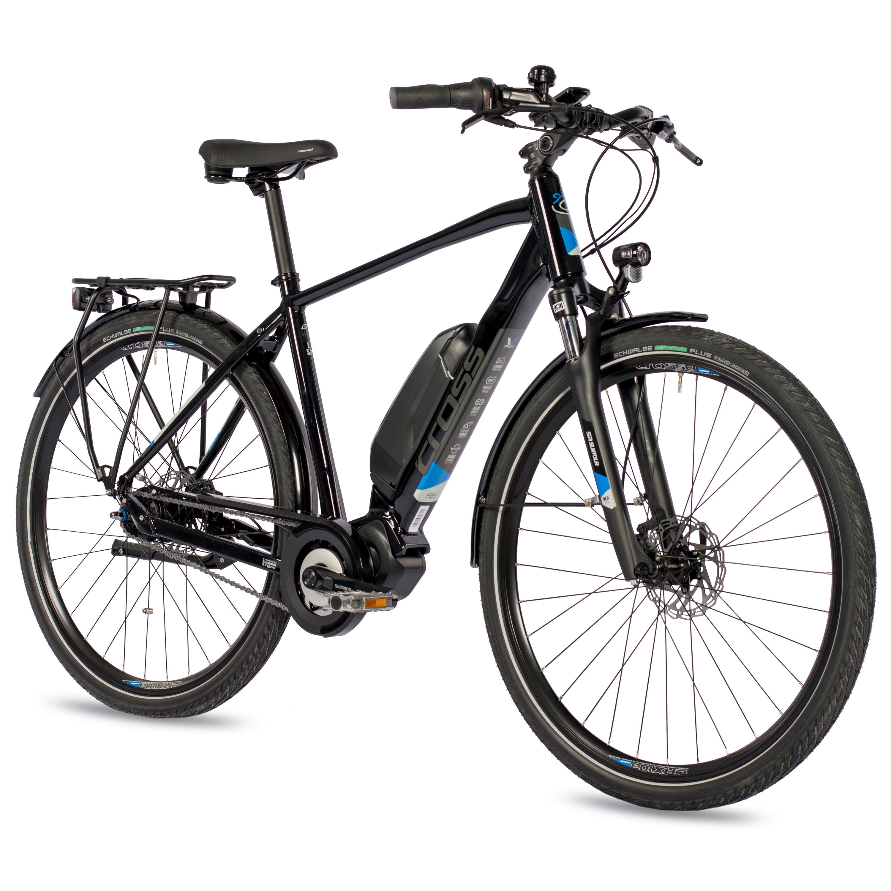 28" E-bike Heren Stadsfiets V-Tron SHIMANO STEPS E-5000 418Wh 7 x GANG SHIMANO NEXUS