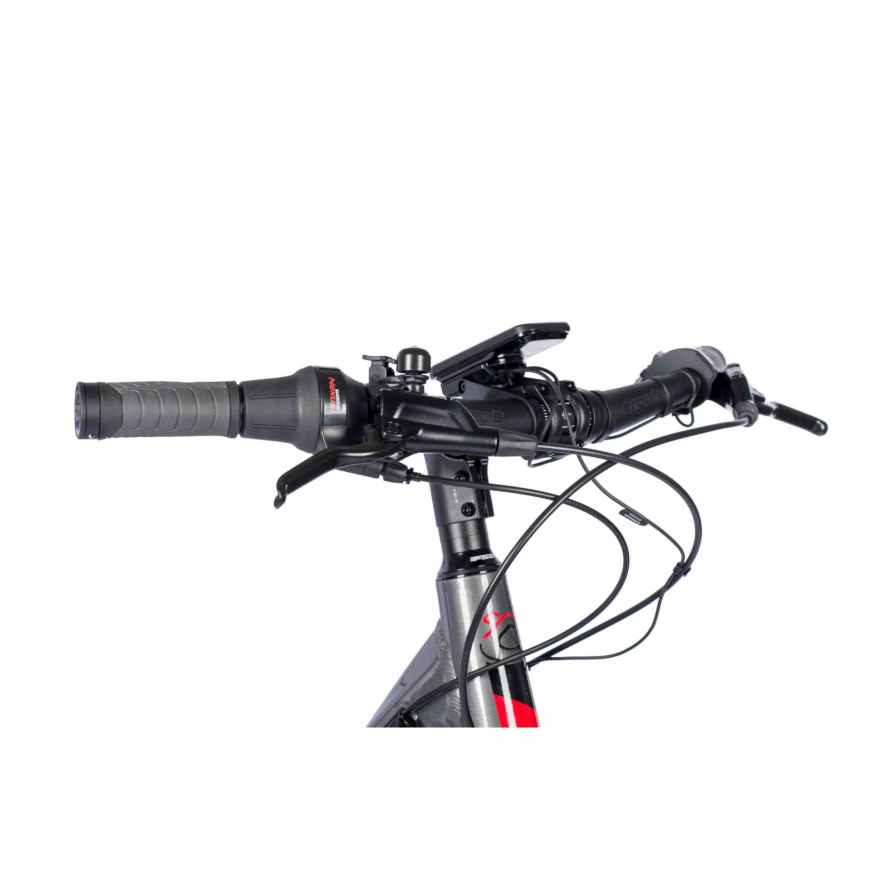28 inch e-Bike City Bicycle LS Wave X-Tron SR2 Shimano Stappen E-5000 418WH 5 Gear Shimano Nexus Inter