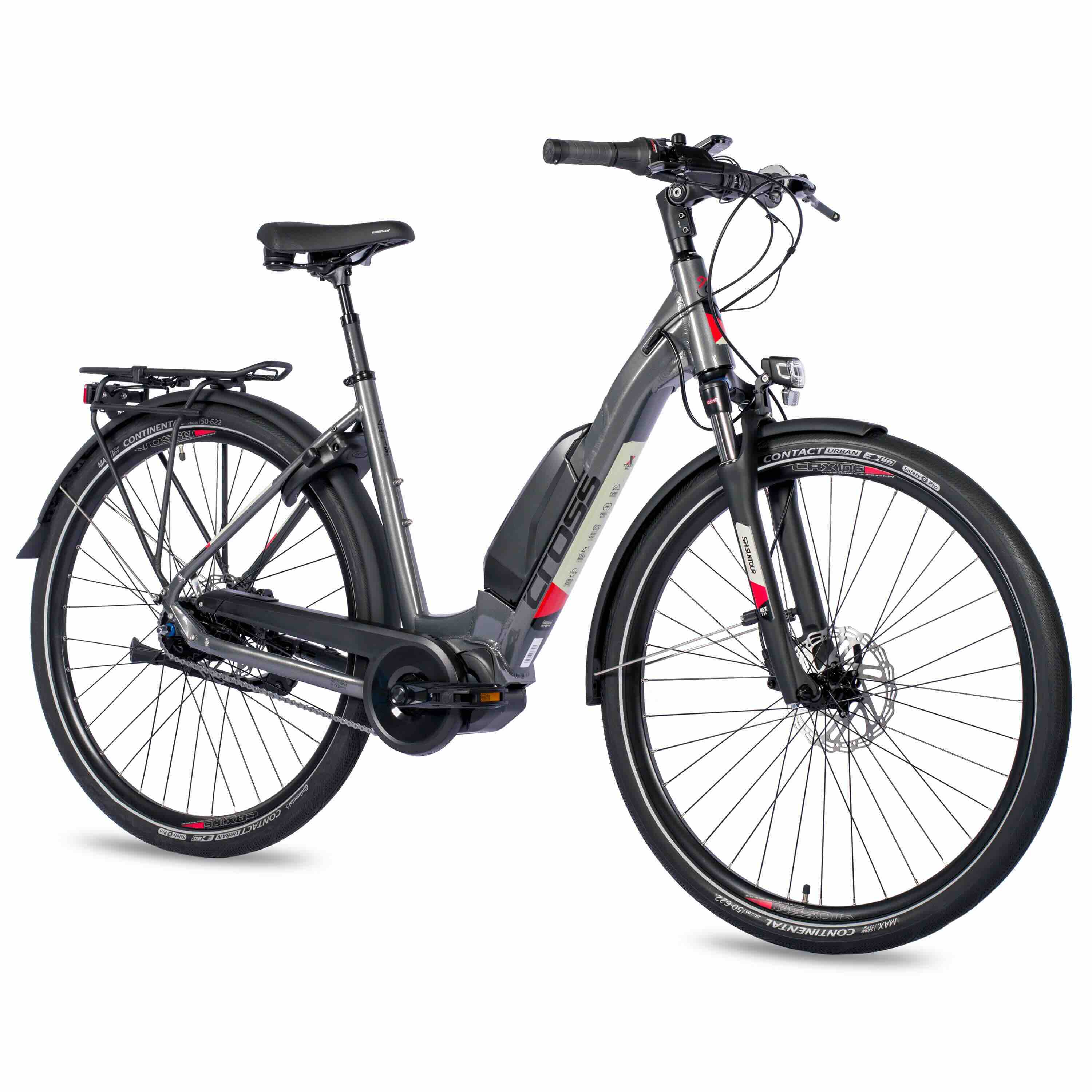 28 inch e-Bike City Bicycle LS Wave X-Tron SR2 Shimano Stappen E-5000 418WH 5 Gear Shimano Nexus Inter