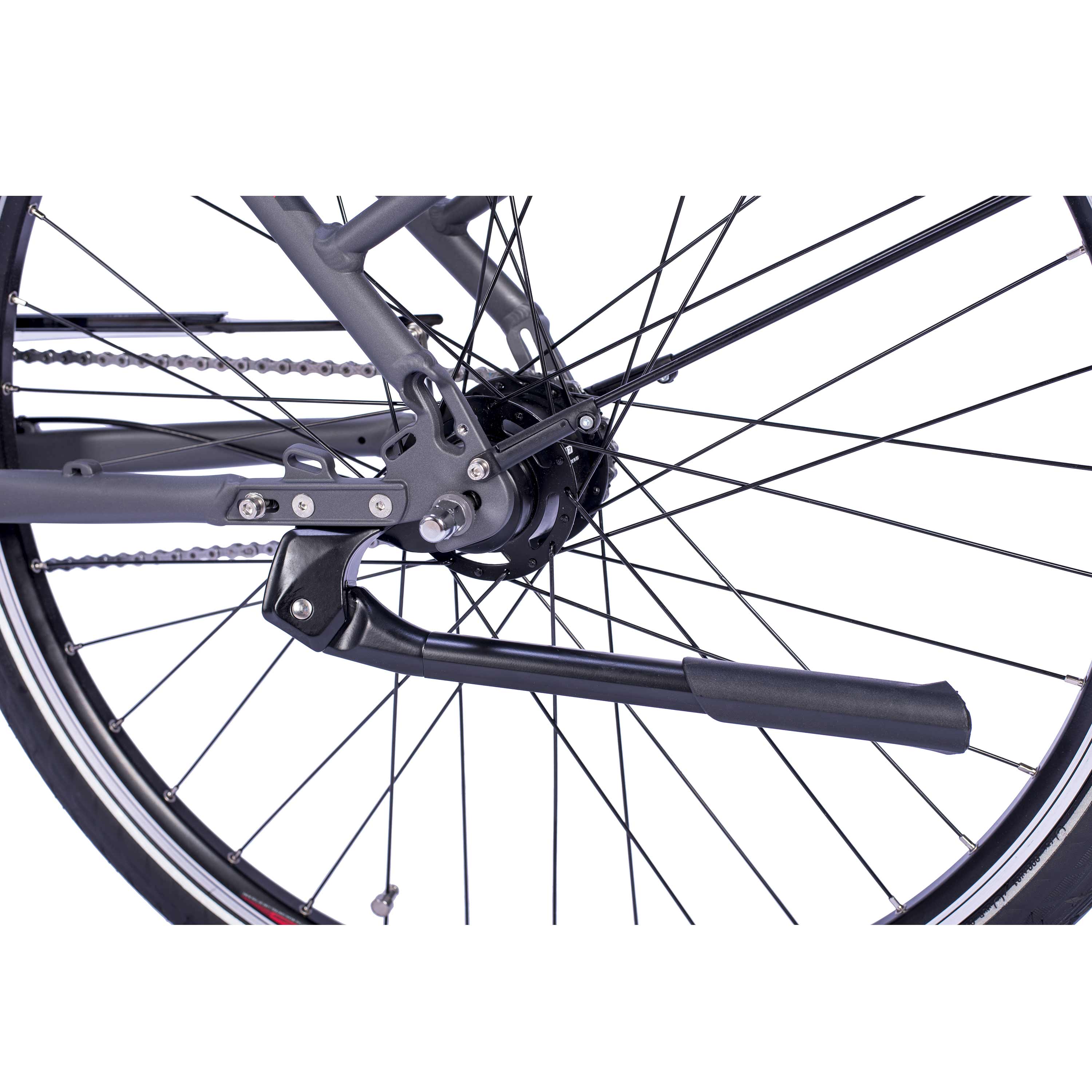 28" Bicicletta elettrica da città V-Tron RACK BOSCH ACTIVE LINE PLUS 400 Wh 7 VELOCITÀ SHIMANO NEXUS FRENO A CONTROPEDALE POSTERIORE
