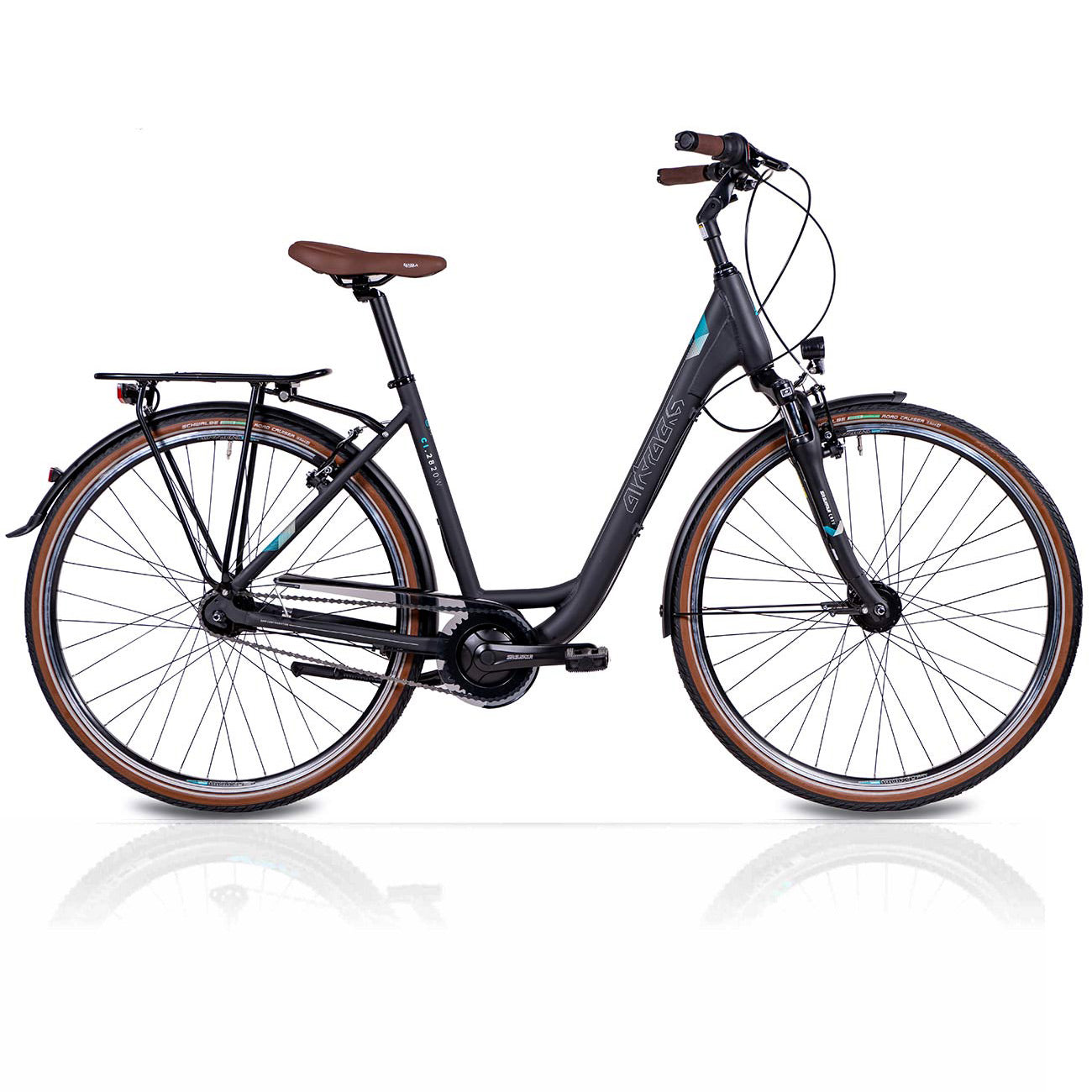 Women City Bicycle LS 28 inch Cityrad CI.2820W Shimano Nexus 7 gang-black matt