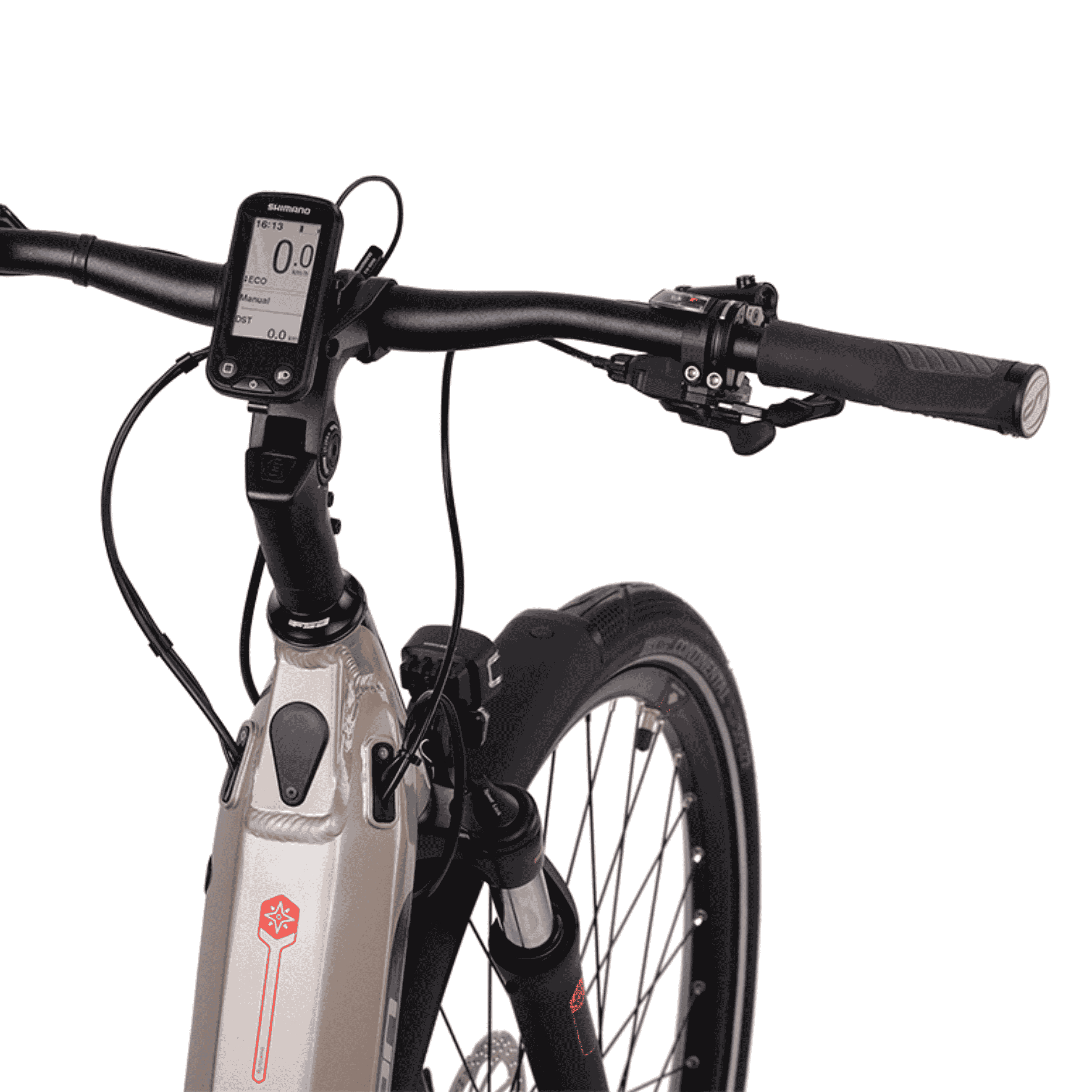 28" Dames E-Bike LS Trekkingfiets e-TOURING 12.8 Stadsfiets SHIMANO STEPS E 7000 504 Wh 10s SHIMANO DEORE RD-M5130 SGS