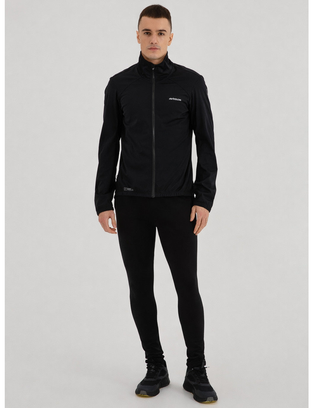 Chaqueta de invierno para hombre Softshell Thermoradjacke Línea Advance Negro