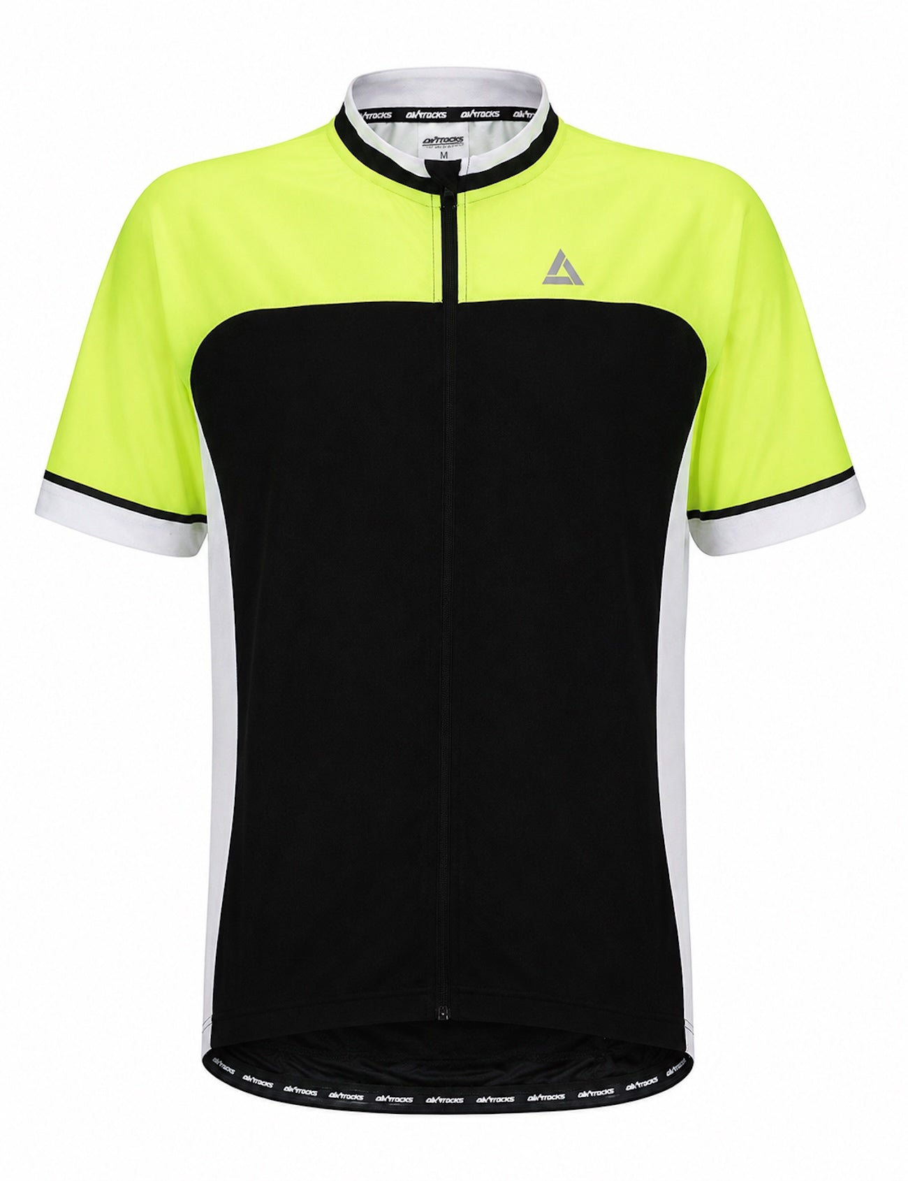 Herren Fahrradtrikot Kurzarm Pro T II Schwarz-Neon Setprodukt