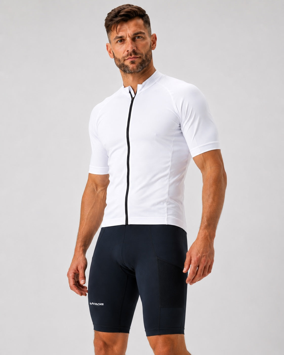 Hardlooplegging heren Kort Pro Team Zwart