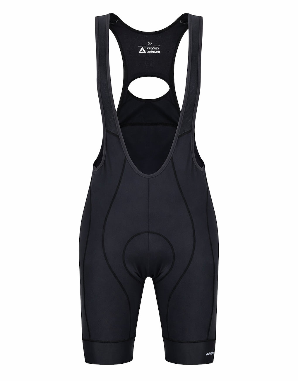 Herren Radhose Kurz mit Trägern - Trägerhose Comfort Line Schwarz