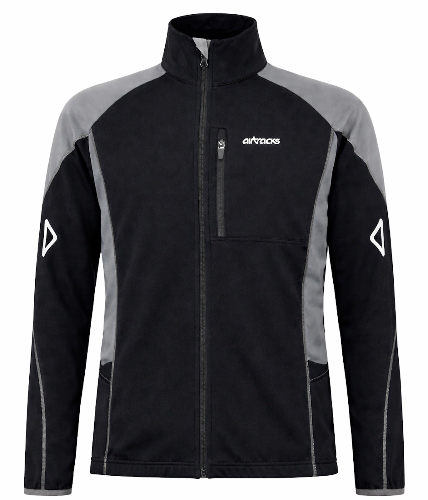 Uomini Thermo a lungo armato pro-T nero e grigio